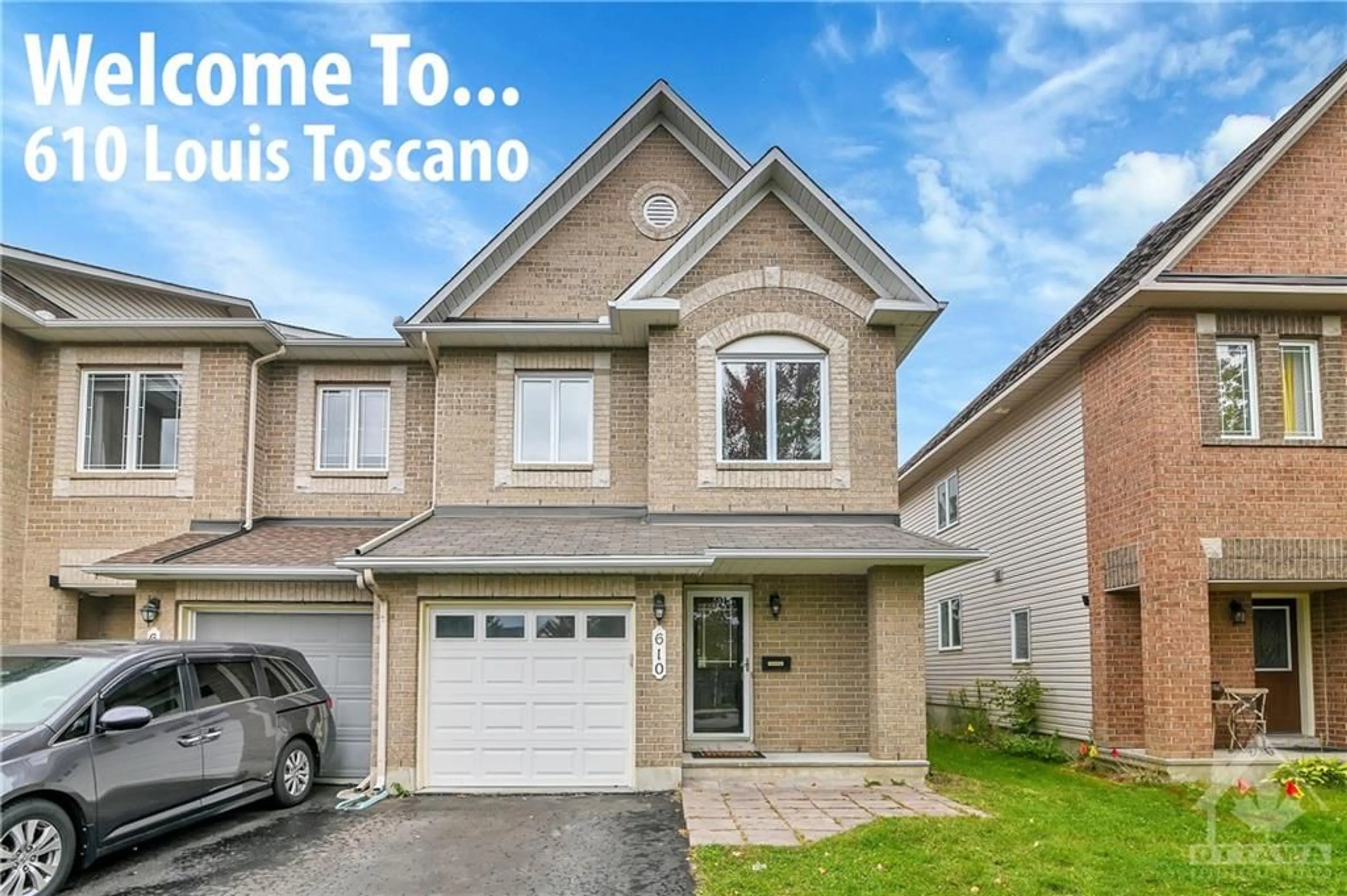 A pic from exterior of the house or condo, the street view for 610 LOUIS TOSCANO Dr, Ottawa Ontario K4A 0B2