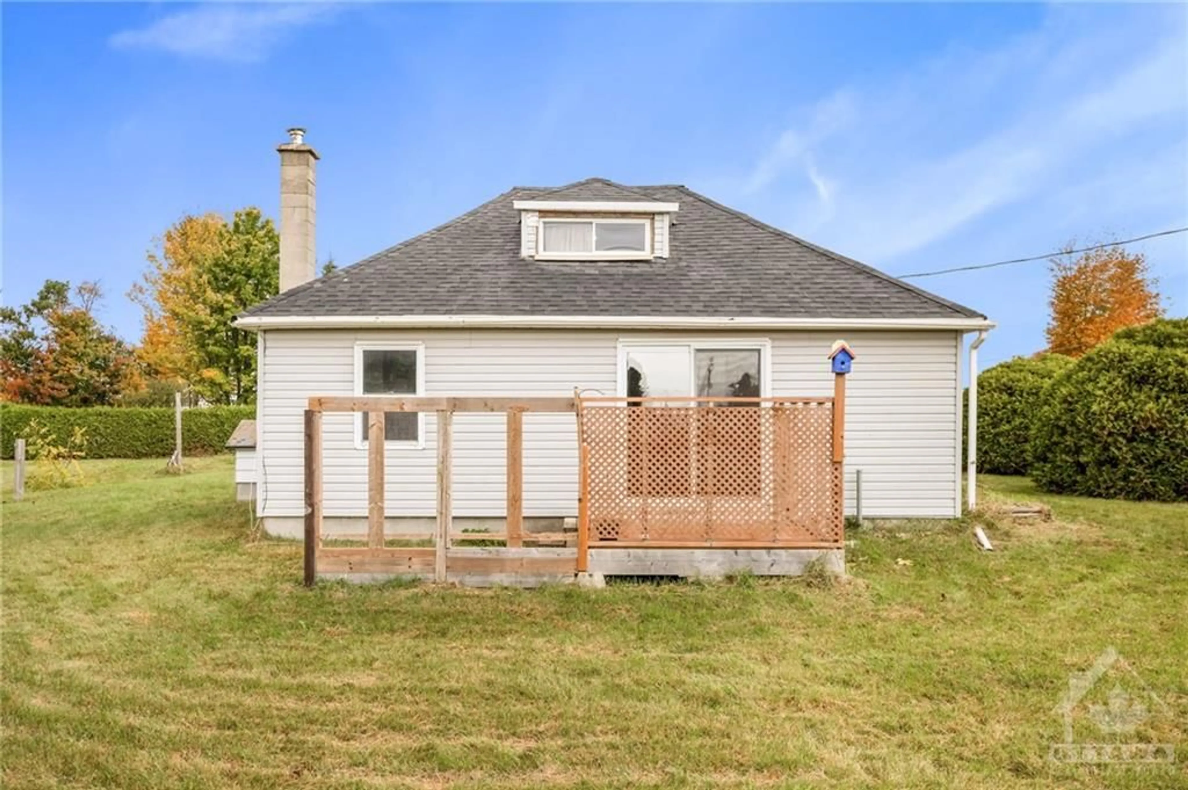 Frontside or backside of a home, the fenced backyard for 791 ROUTE 11 St, Curran Ontario K0B 1C0