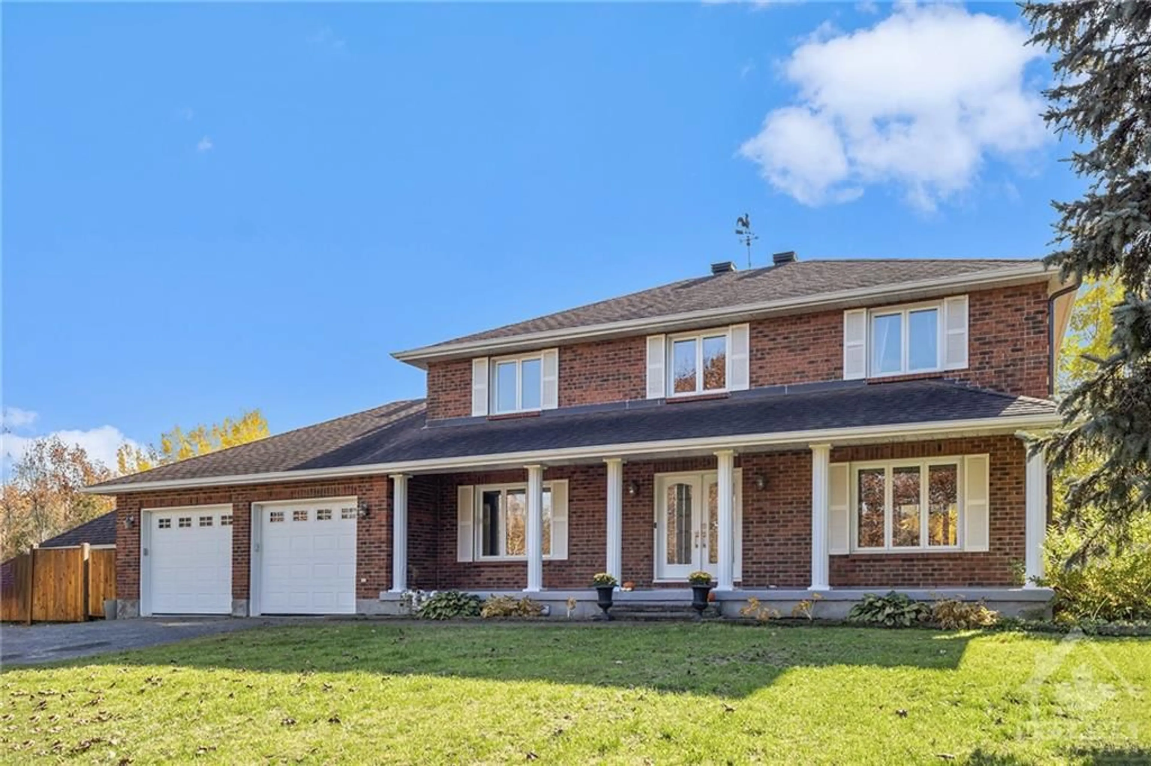 Home with brick exterior material for 8296 RODNEY FARM Dr, Metcalfe Ontario K0A 2P0