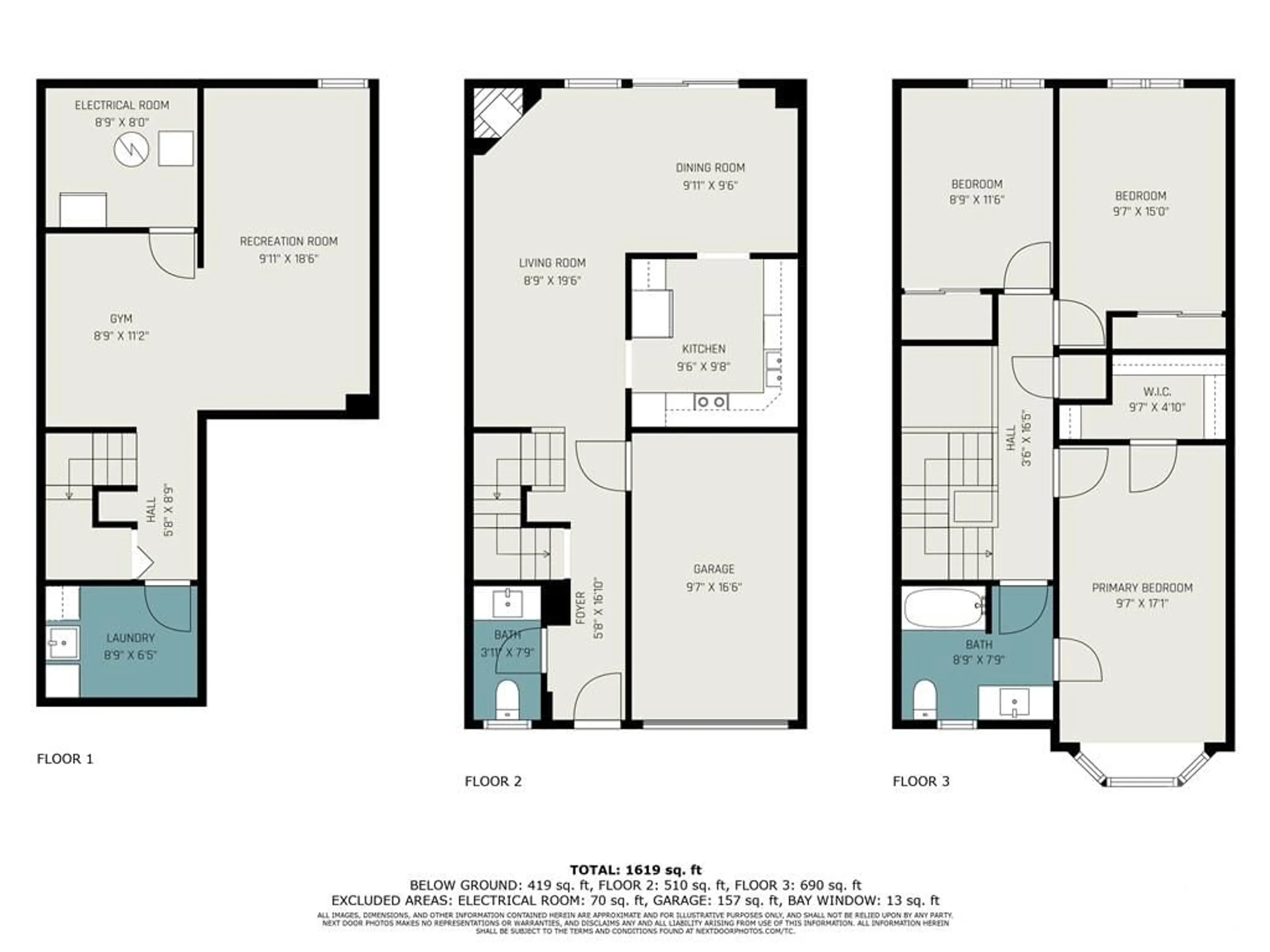 Floor plan for 421 VALADE Cres, Ottawa Ontario K4A 2W3