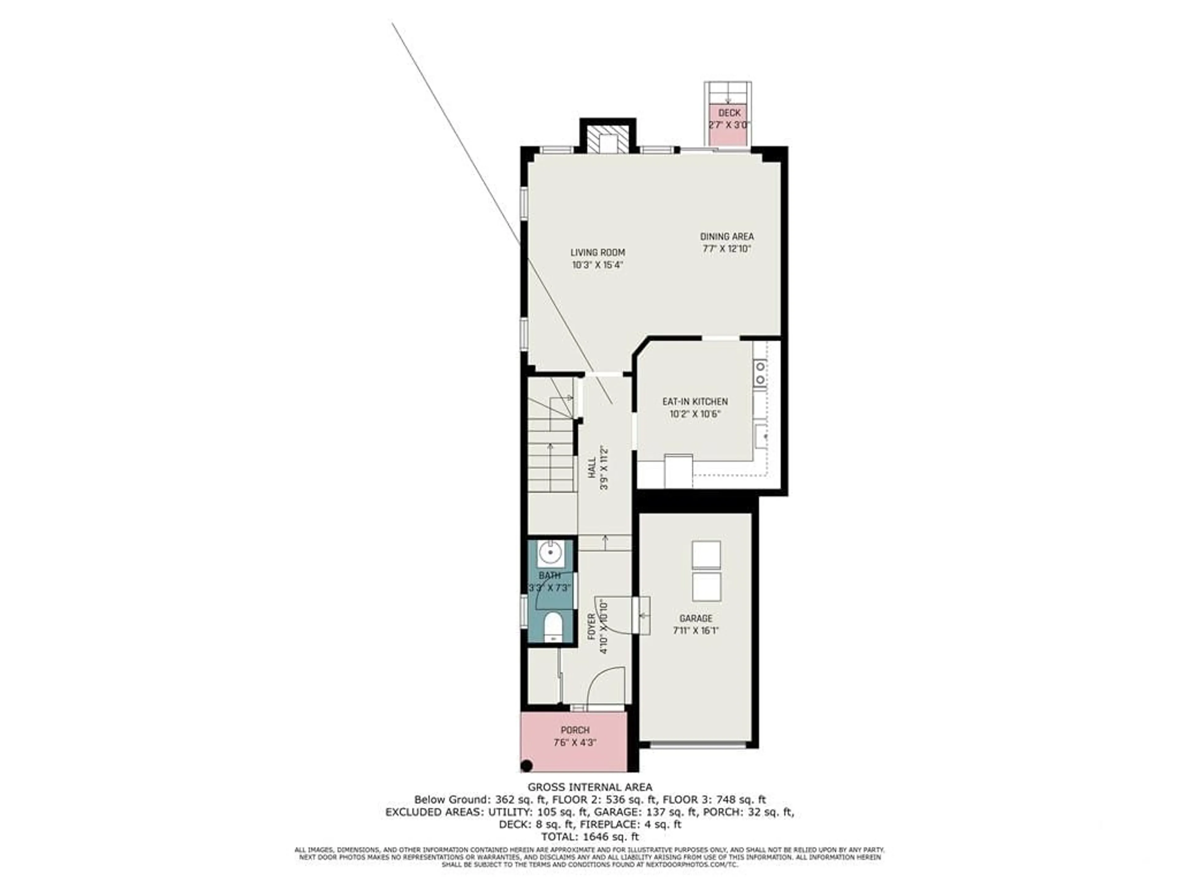 Floor plan for 53 SAN REMO Pvt, Ottawa Ontario K1G 5X9