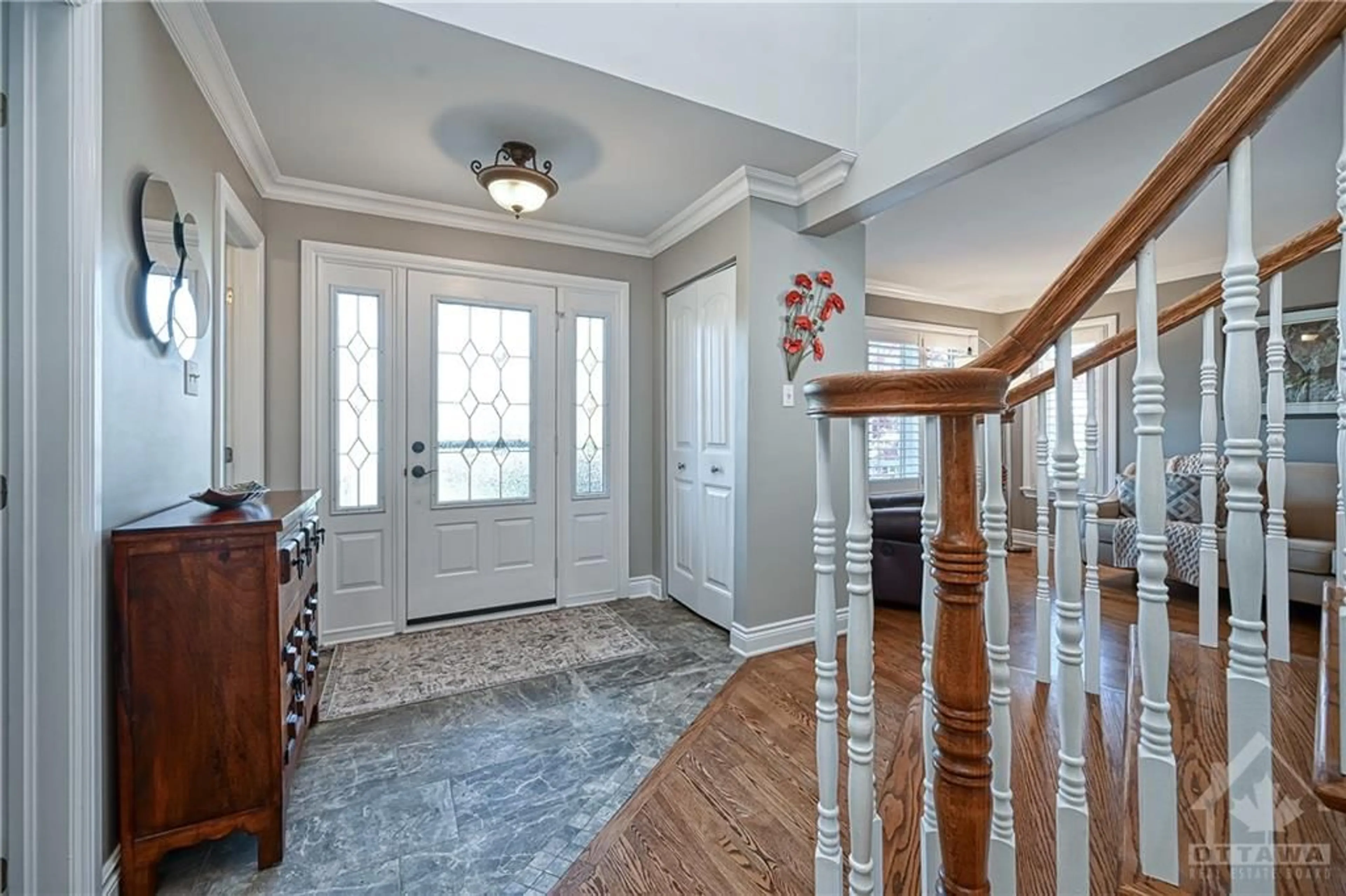 Indoor entryway, wood floors for 4 SAMUEL MANN Ave, Stittsville Ontario K2S 1X3