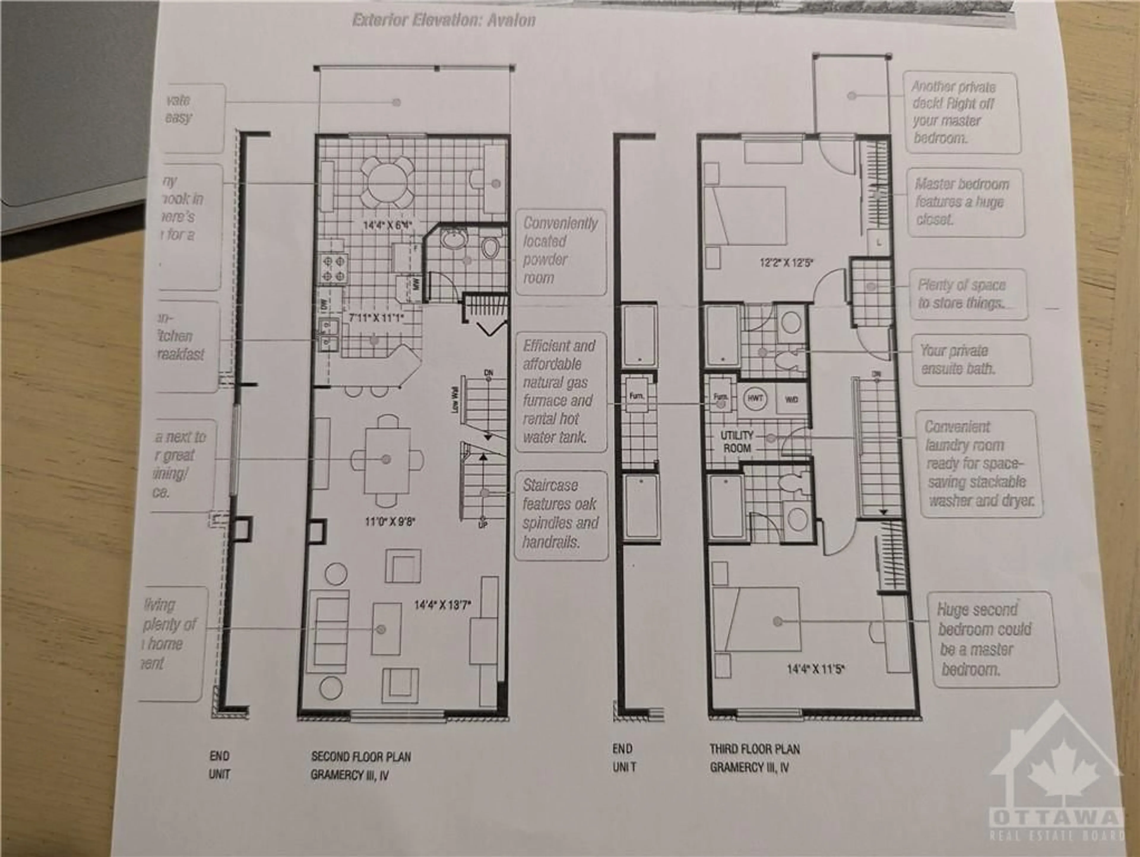 Floor plan for 2292 BOIS VERT Pl, Ottawa Ontario K4A 4T8