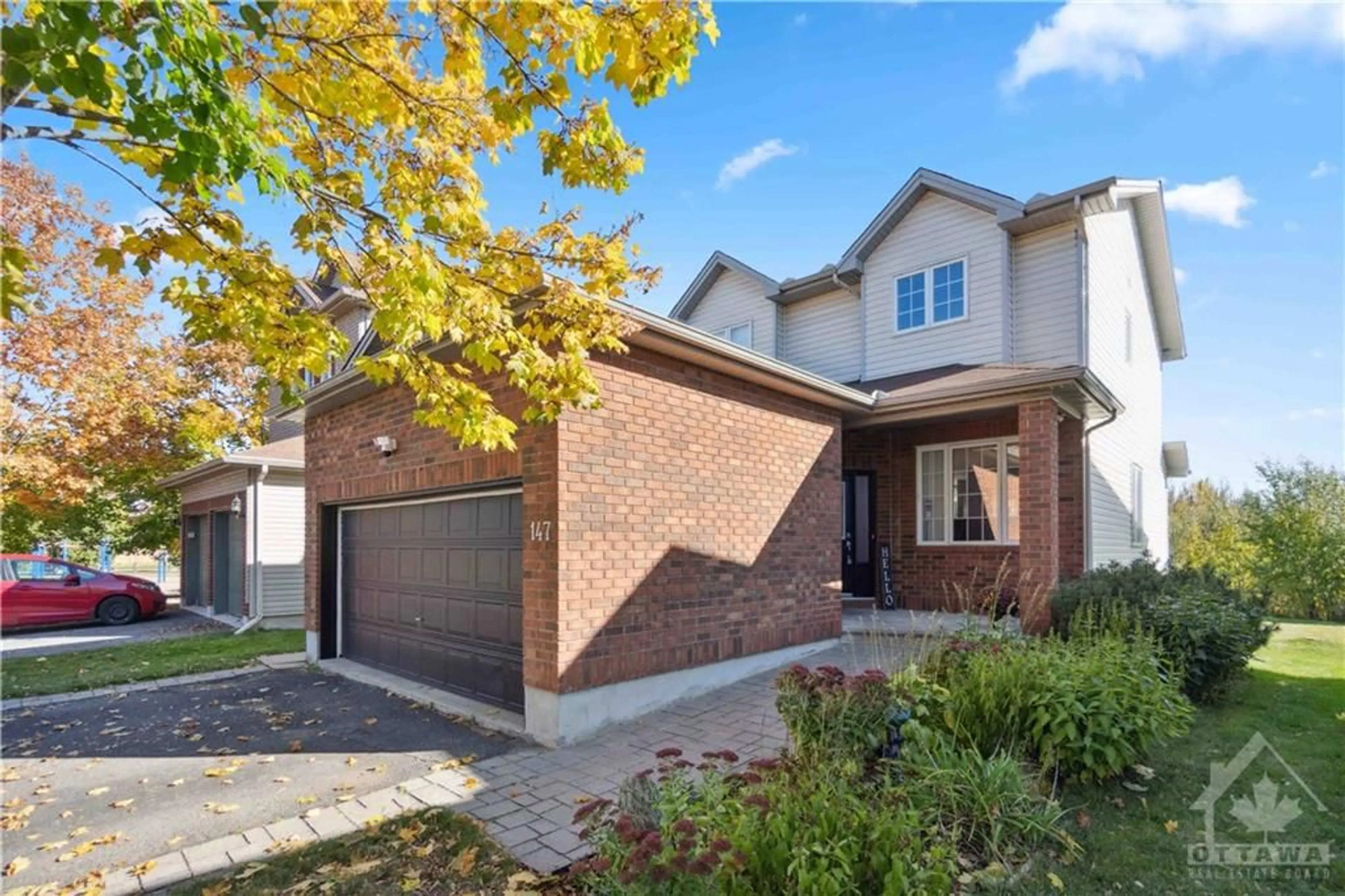 Home with brick exterior material for 147 KINCARDINE Dr, Ottawa Ontario K2V 1A9