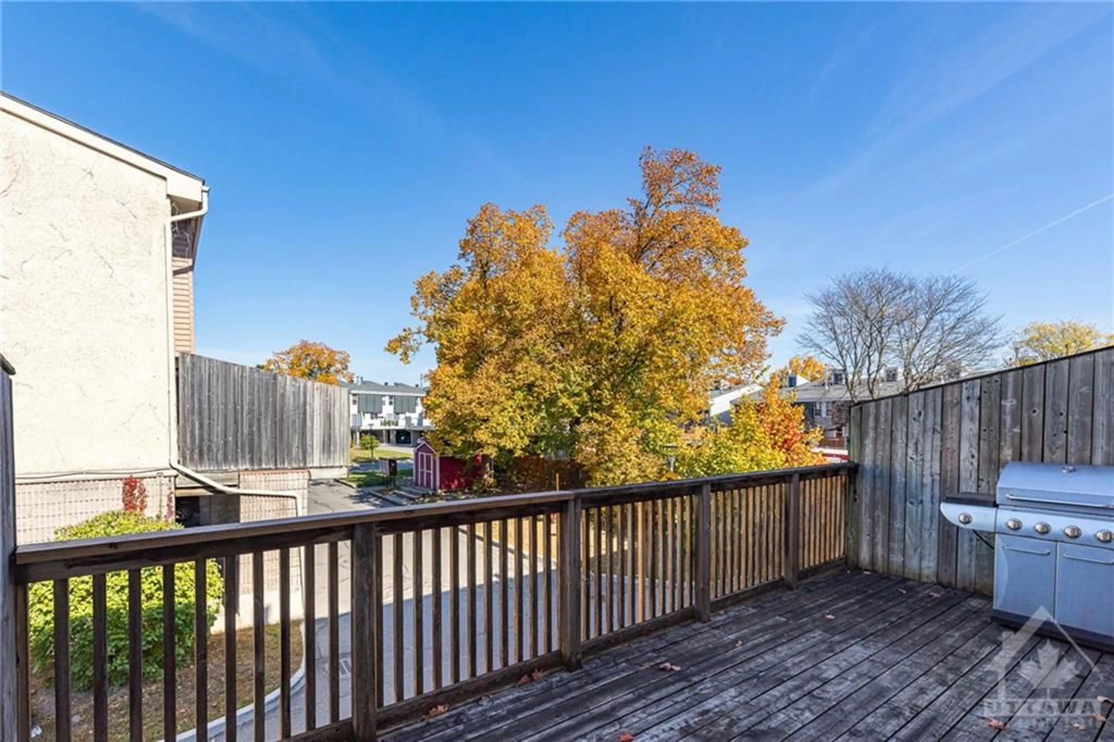 Patio, the fenced backyard for 3415 UPLANDS Dr #7, Ottawa Ontario K1V 9N3