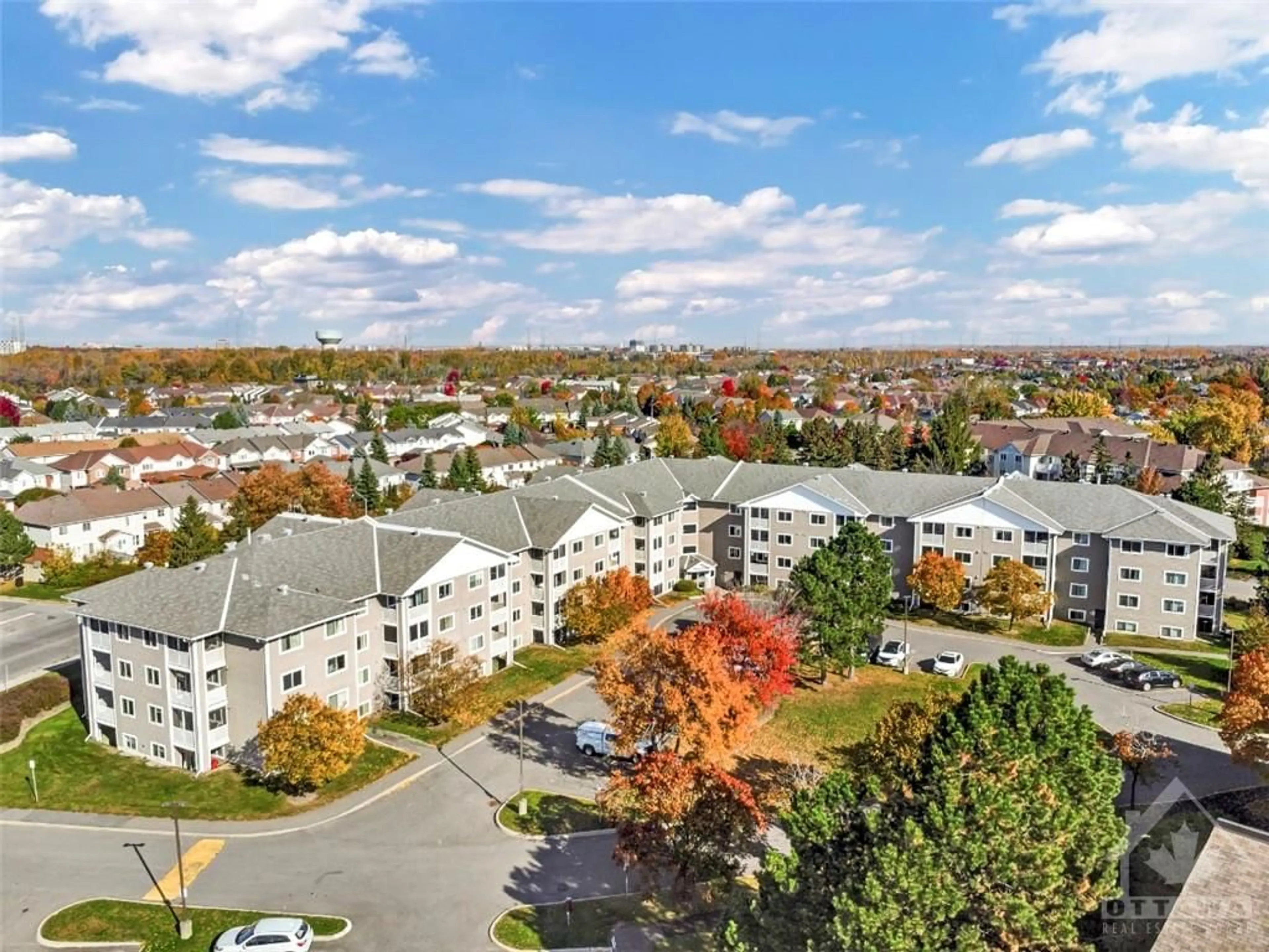 A pic from exterior of the house or condo, the view of city buildings for 316 LORRY GREENBERG Dr #116, Ottawa Ontario K1T 2P4