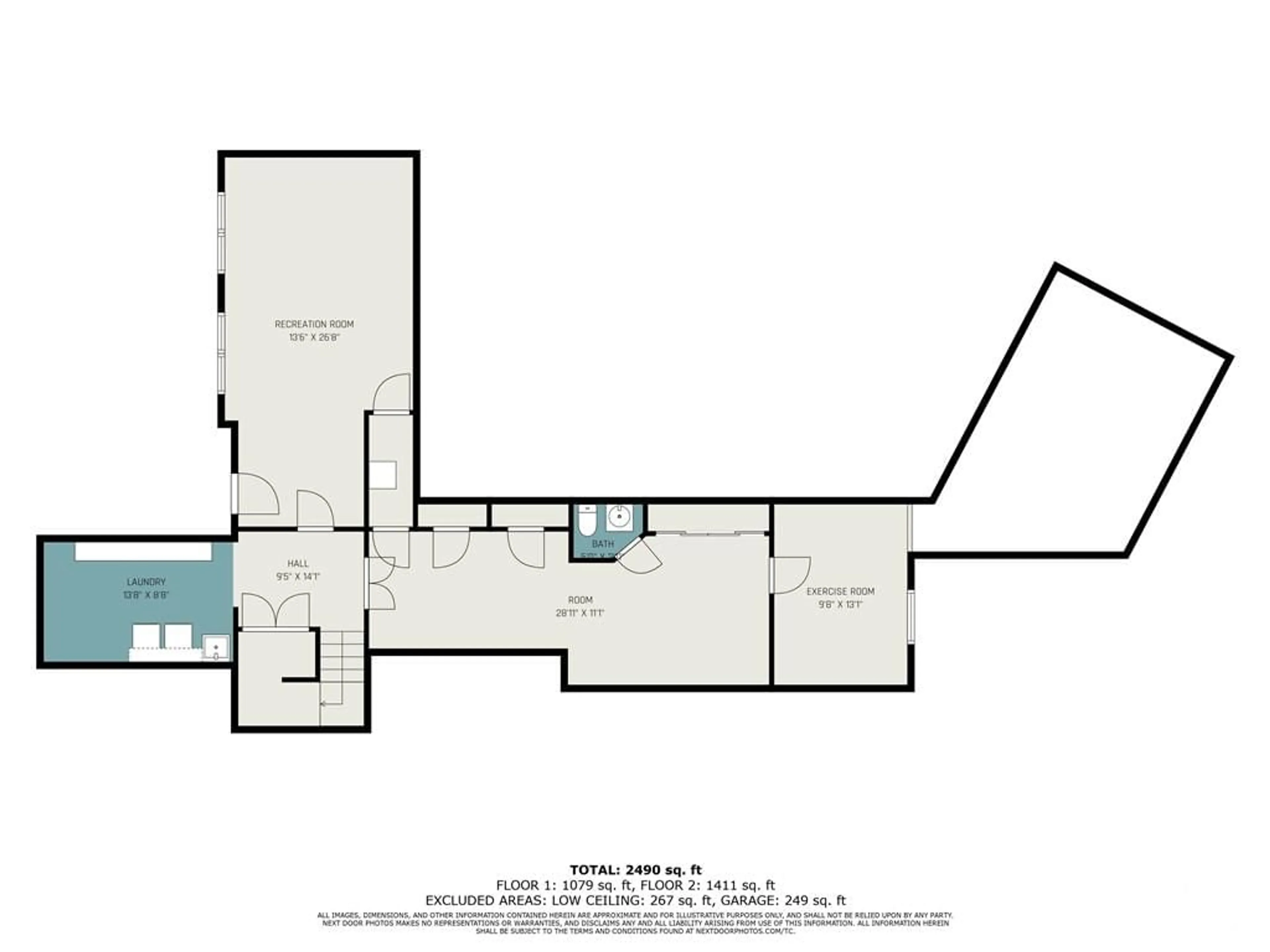 Floor plan for 61 PROMENADE Ave, Ottawa Ontario K2E 5X9