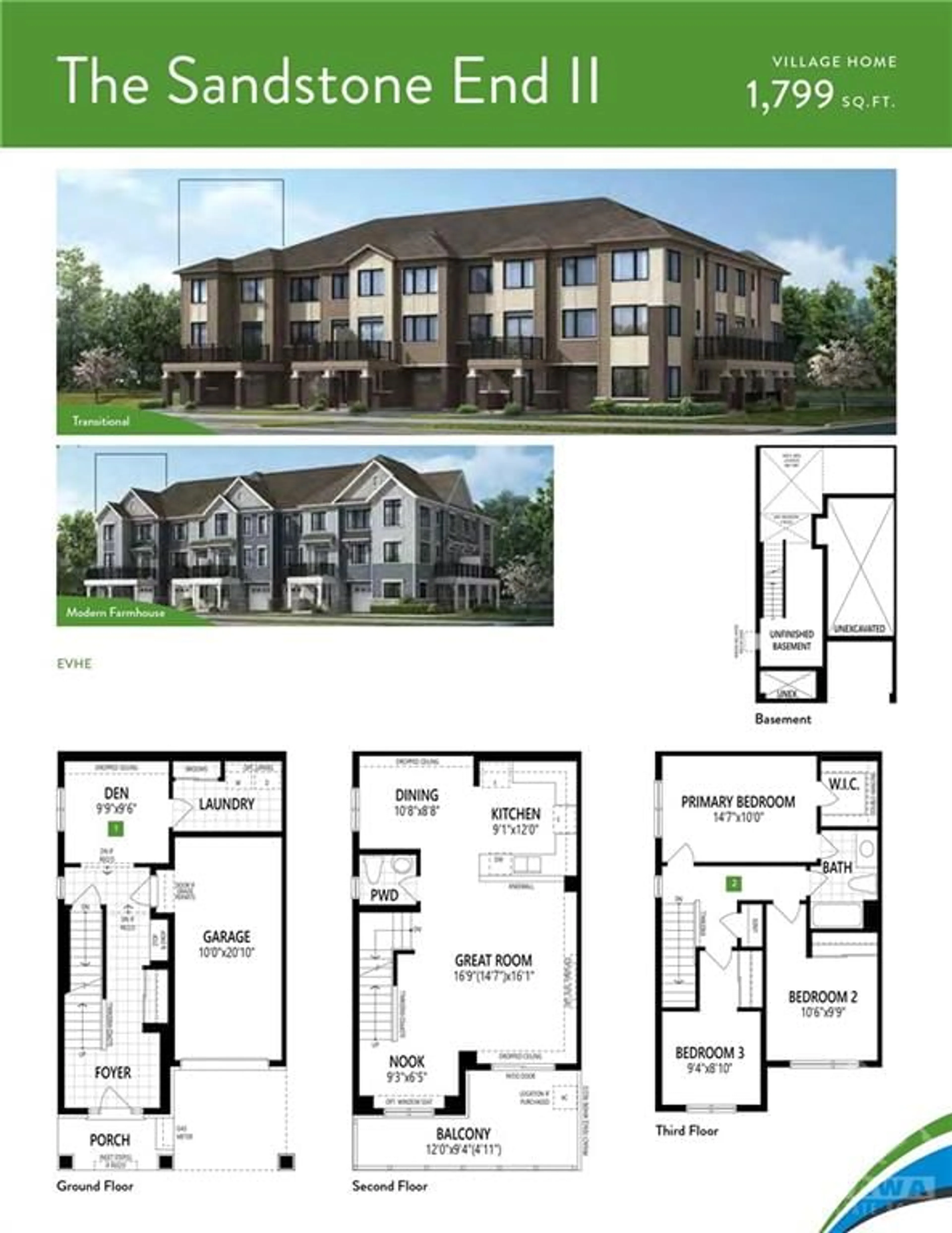 Floor plan for 54 STITCH Mews, Richmond Ontario K0A 2Z0