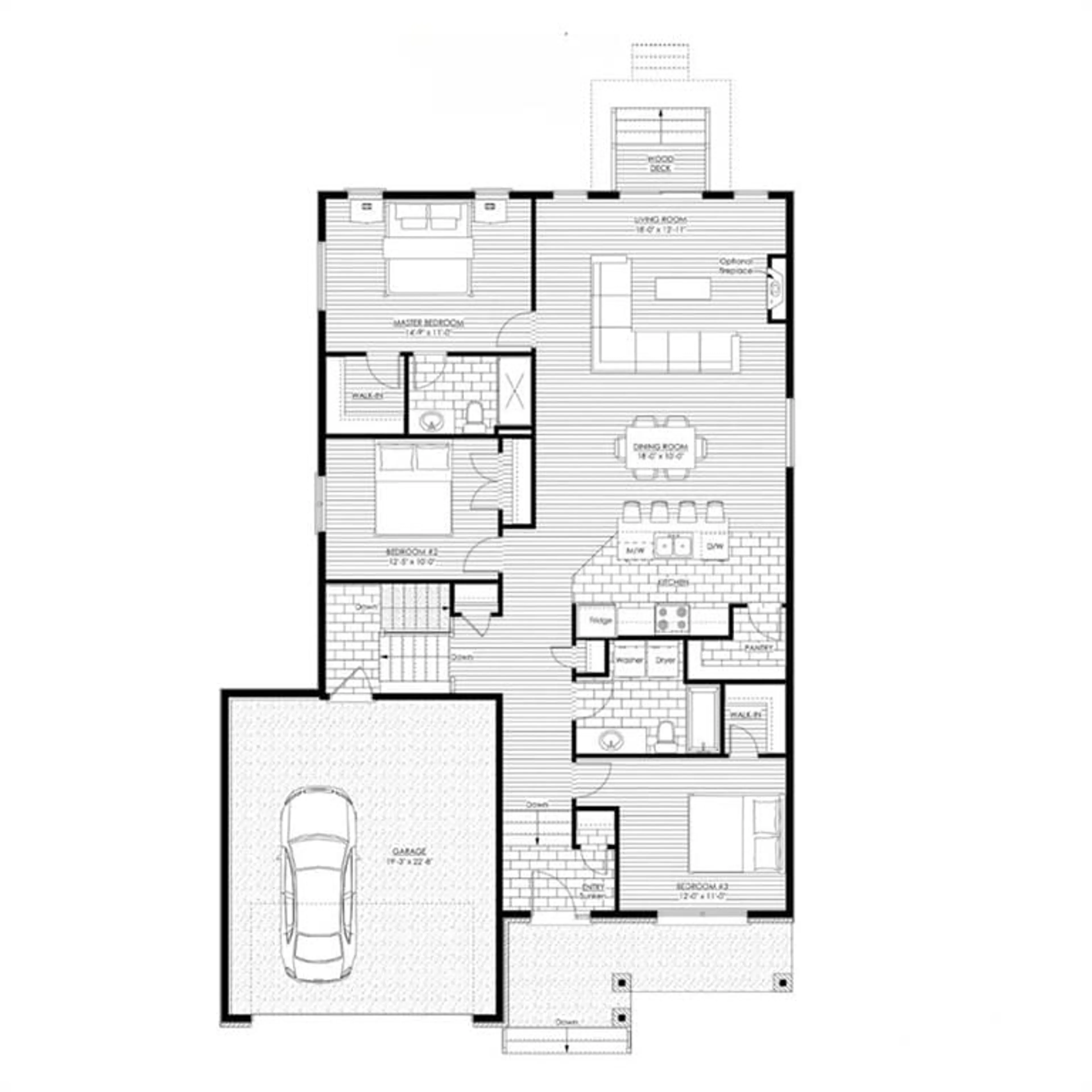 Floor plan for 44 HELENE St, Crysler Ontario K0A 1R0