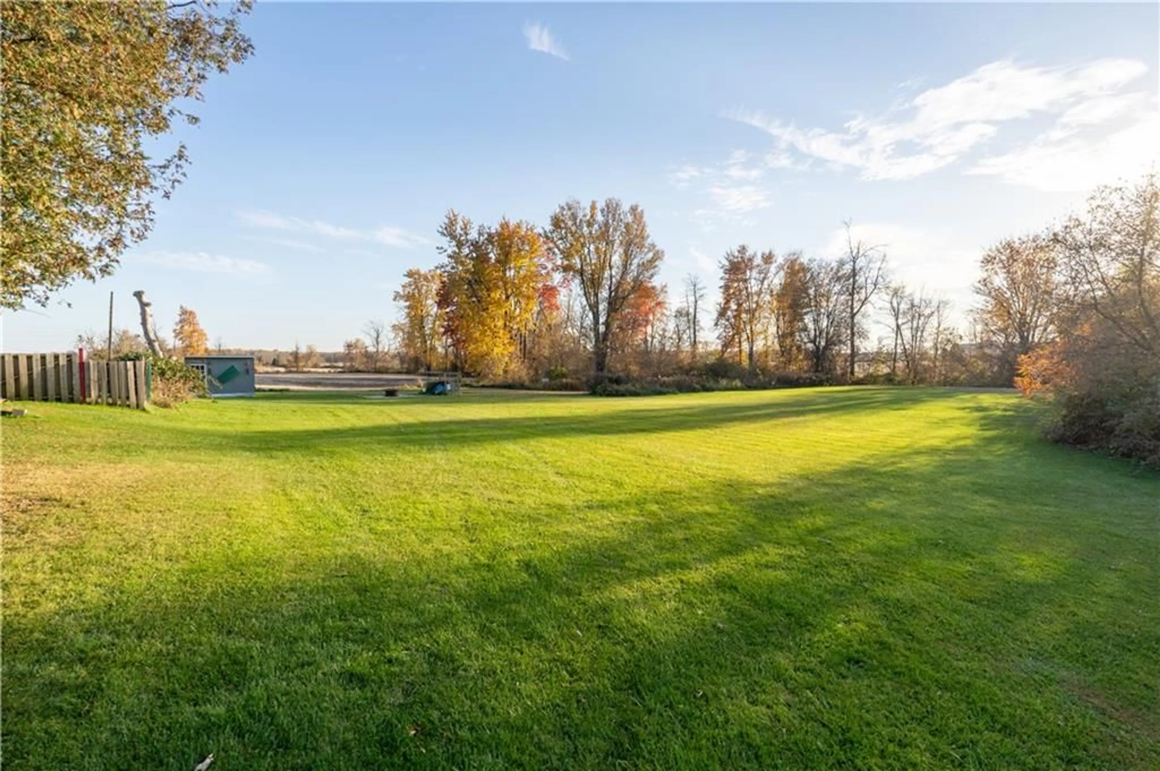 A pic from exterior of the house or condo, the fenced backyard for 14494 COUNTY ROAD 18 Rd, Ingleside Ontario K0C 1M0