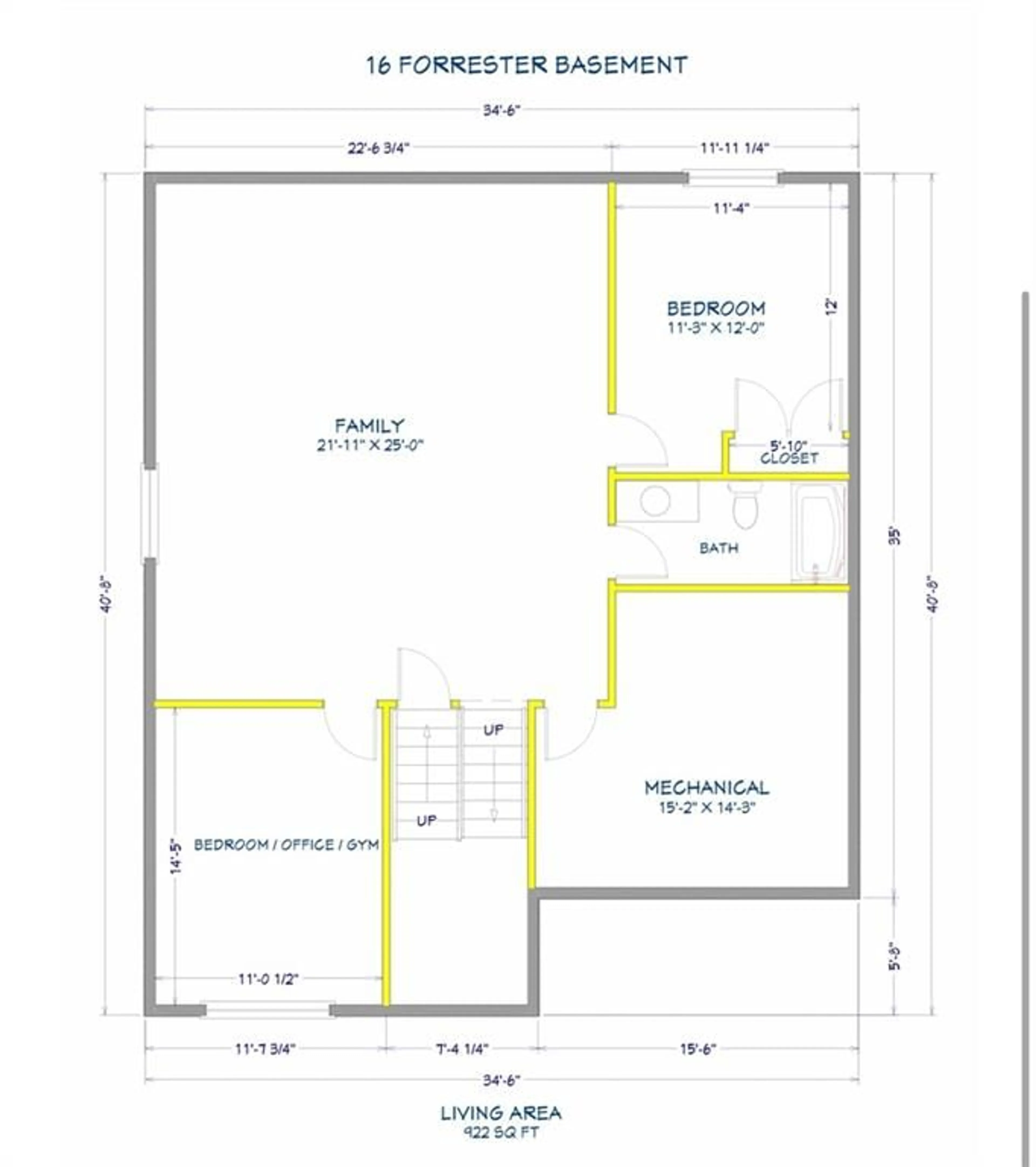 Floor plan for 16 FORRESTER Way, Long Sault Ontario K0C 1P0