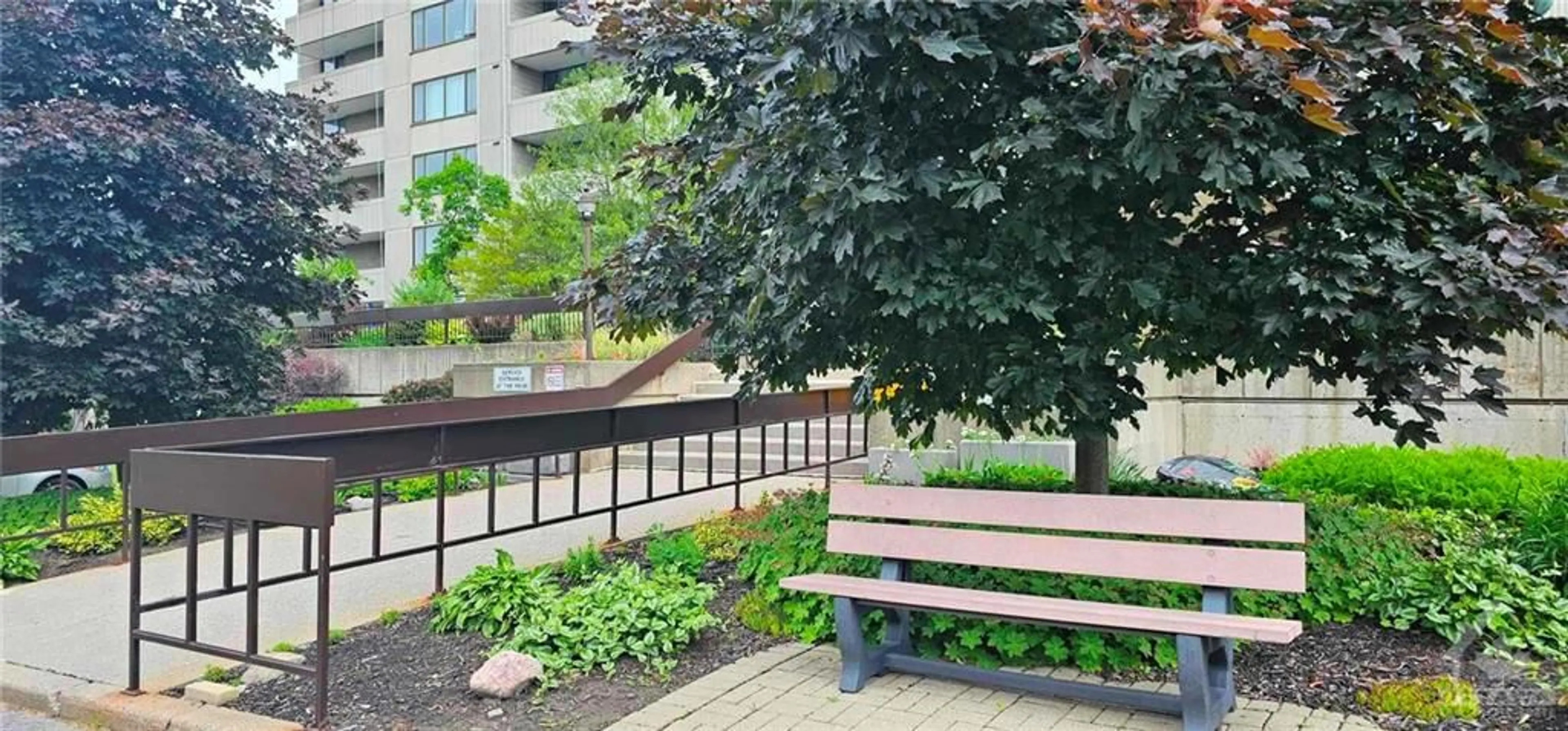 Patio, the fenced backyard for 2625-501 REGINA St, Ottawa Ontario K2B 5W8