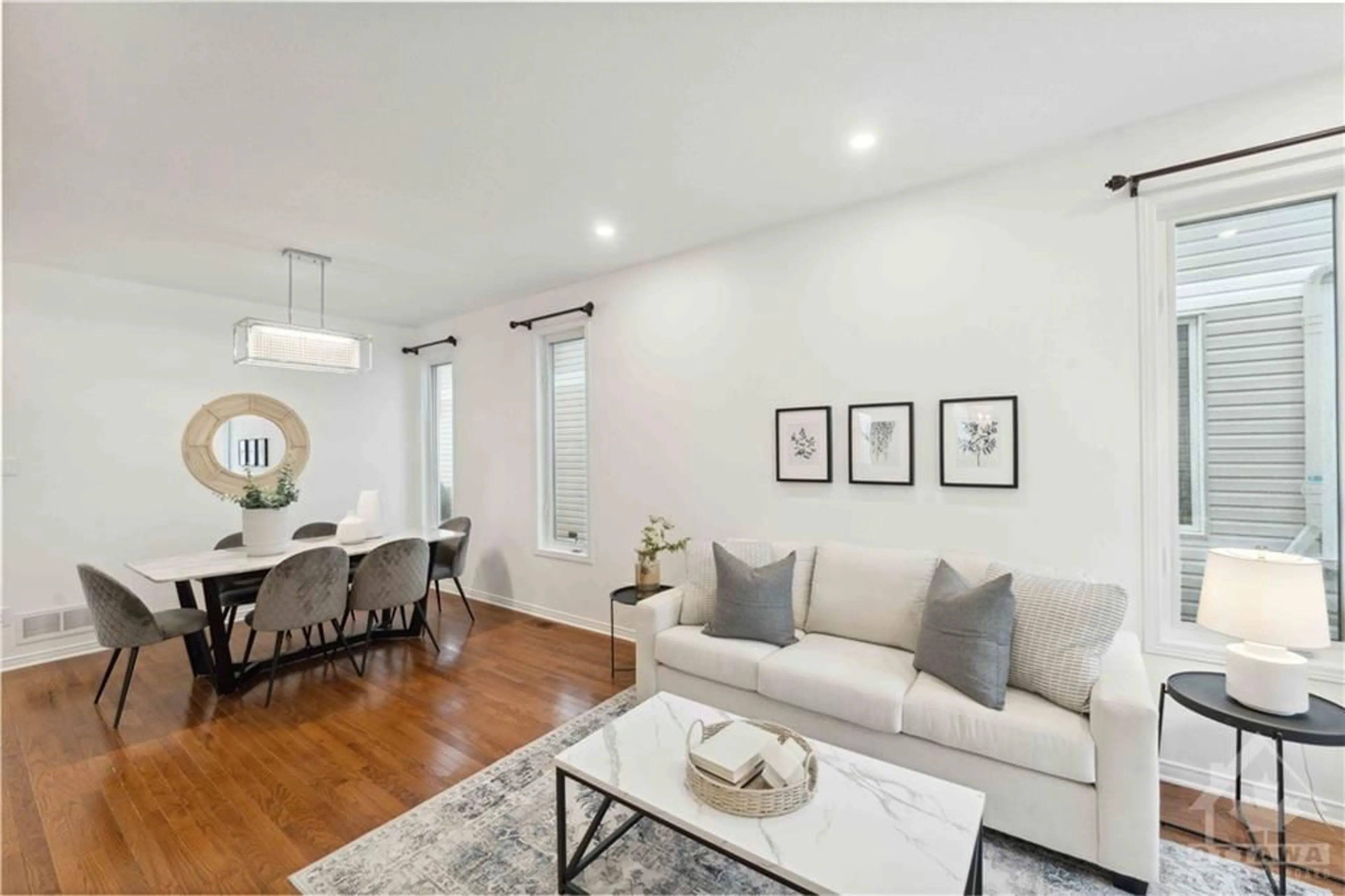 Living room, wood floors for 126 STRATHCARRON Cres, Ottawa Ontario K2K 0C7