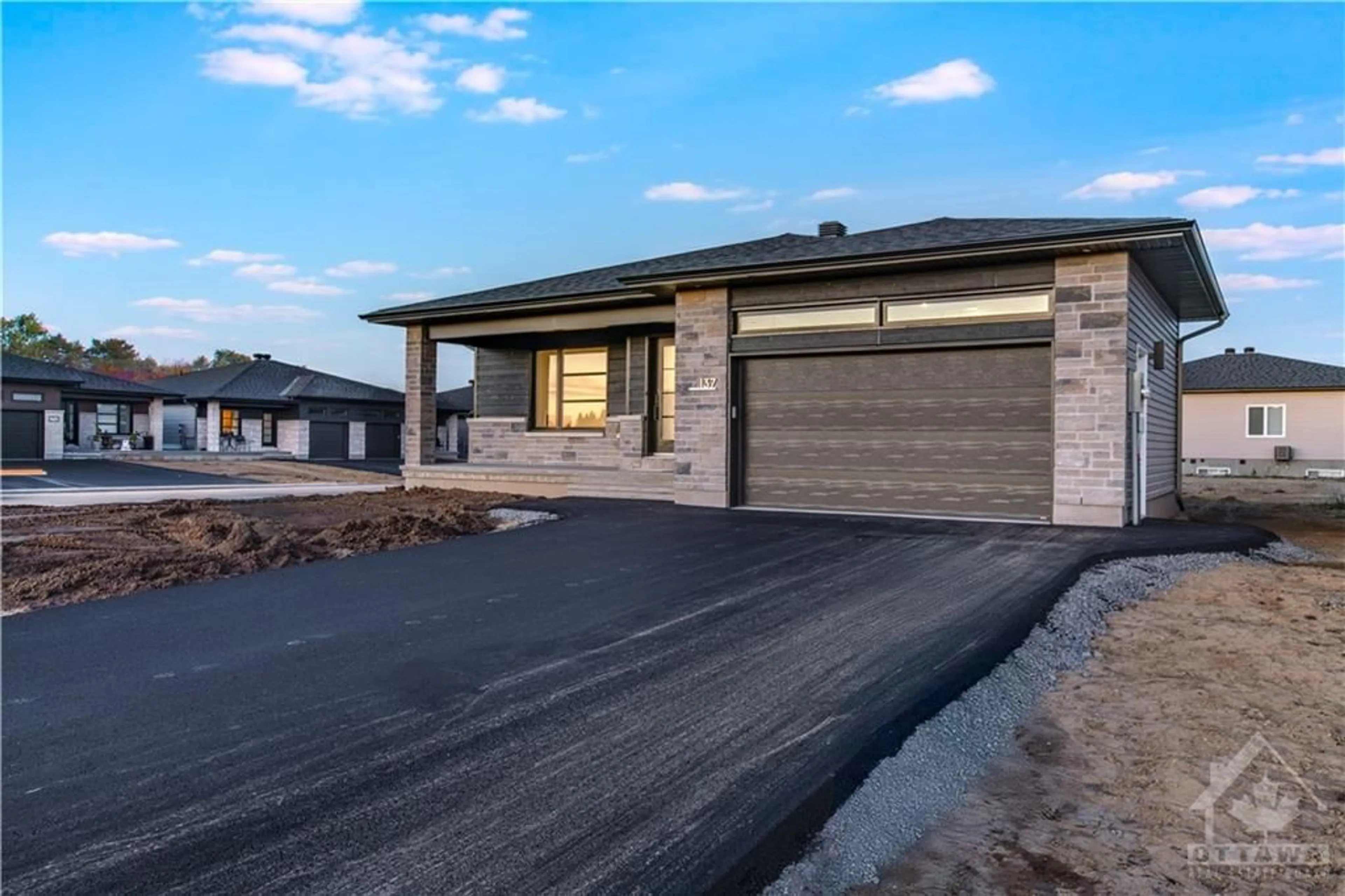 Frontside or backside of a home, the street view for 136 GIROUX St, Limoges Ontario K0A 2M0