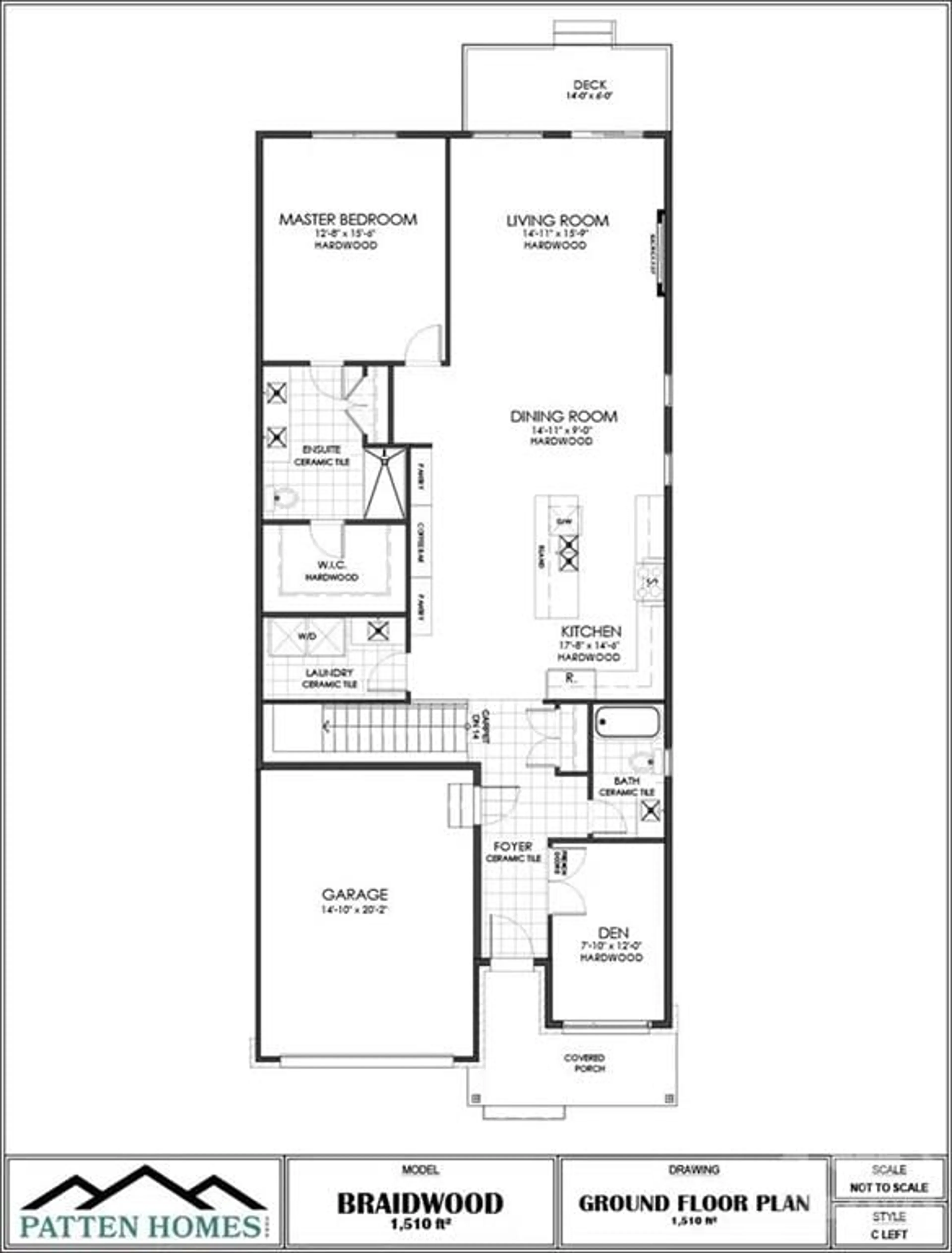 Floor plan for 731 PLOUGHMAN Pl, Ottawa Ontario K2S 3C4