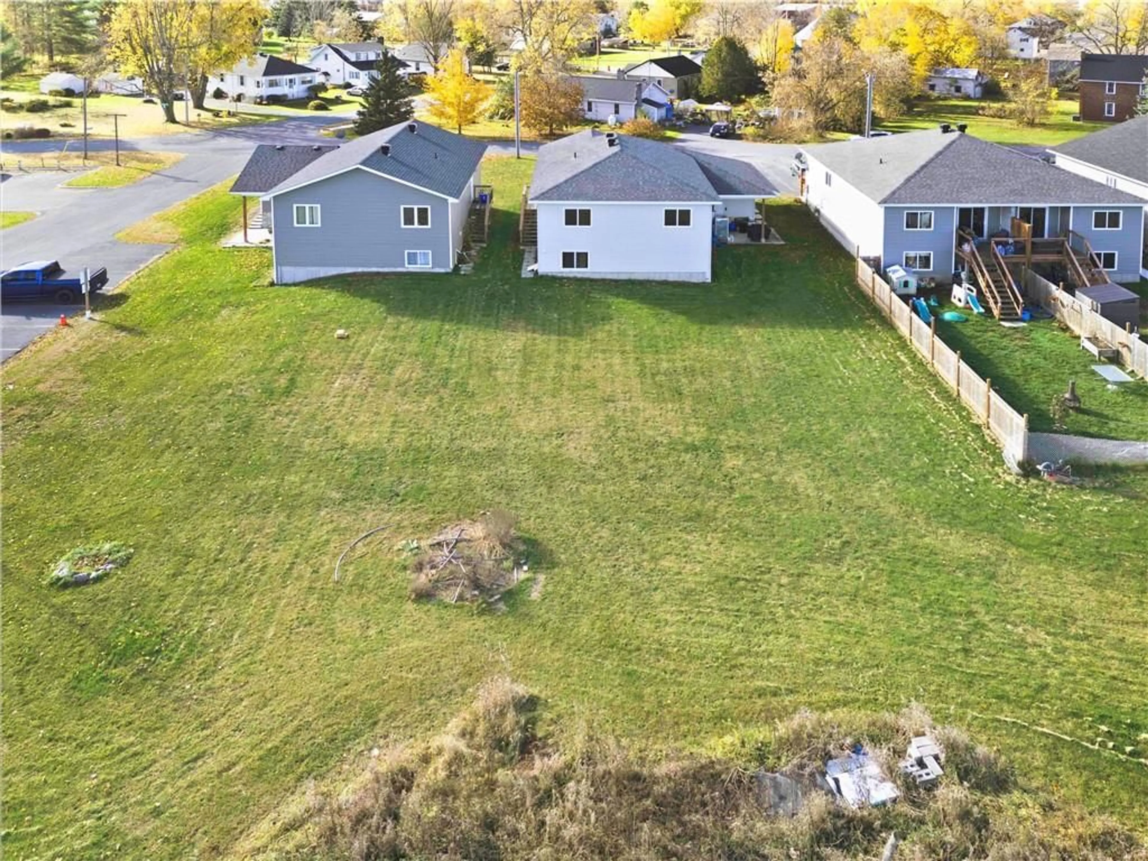 Frontside or backside of a home, the fenced backyard for 14 NELSON St, Finch Ontario K0C 1K0