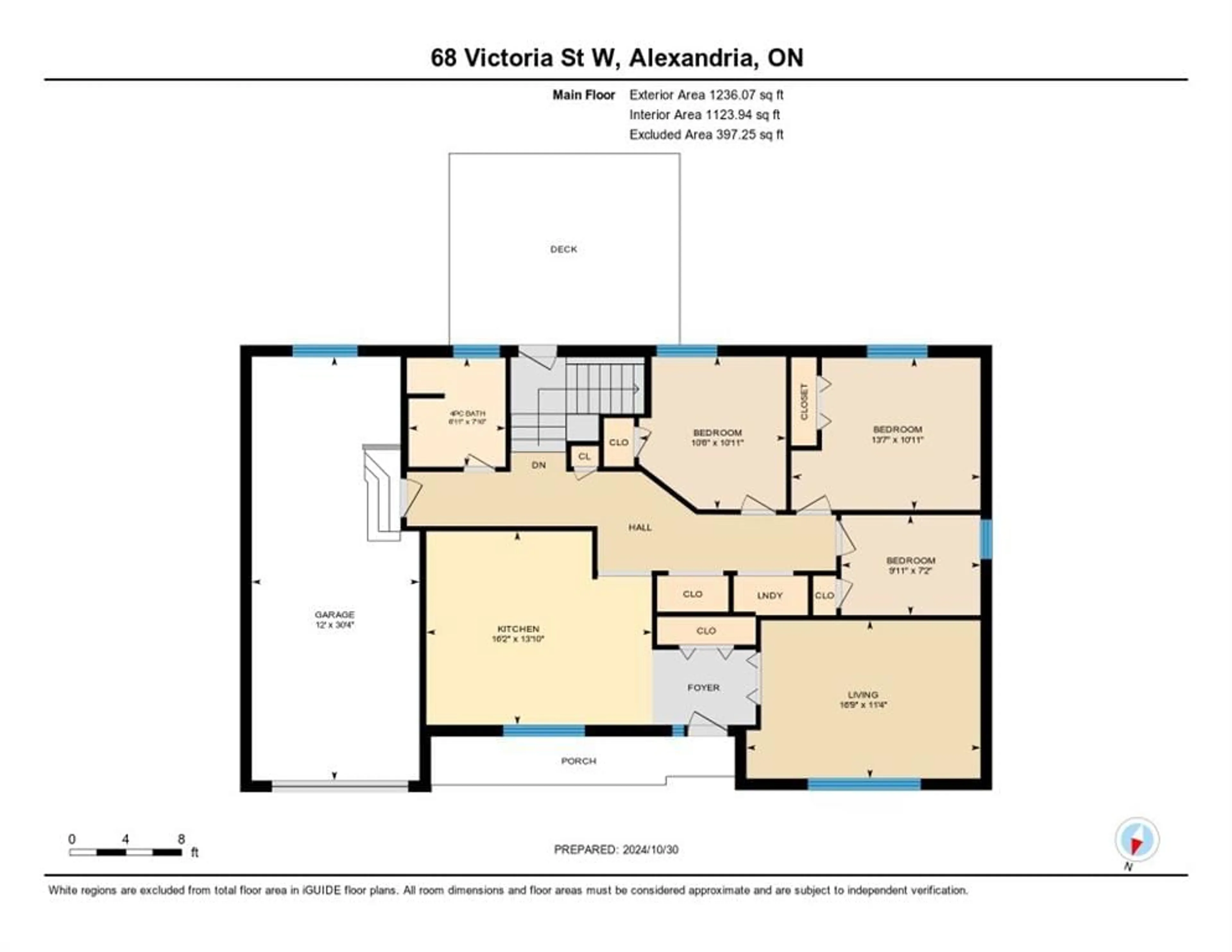 Floor plan for 68 VICTORIA St, Alexandria Ontario K0C 1A0