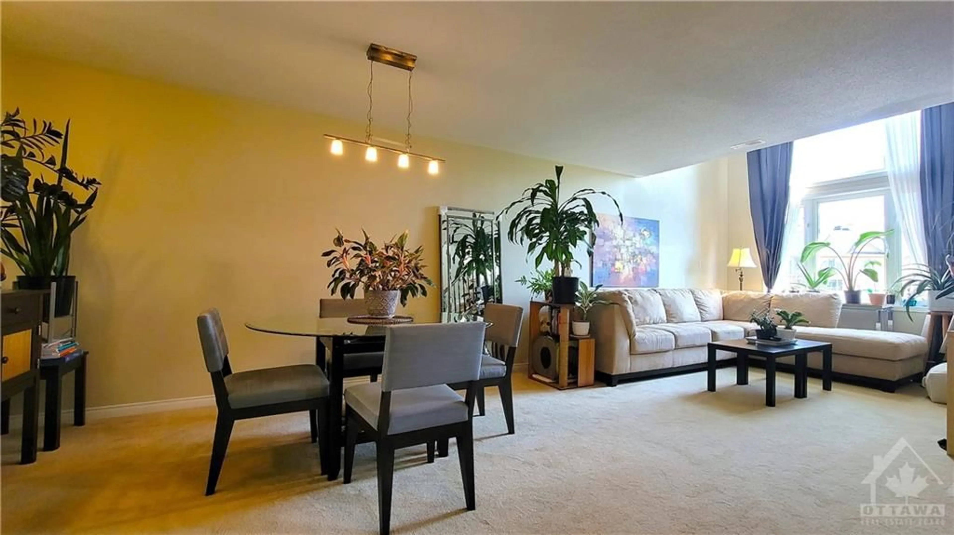 Dining room, carpet floors for 234 TIVOLI Pvt, Ottawa Ontario K2E 0A7