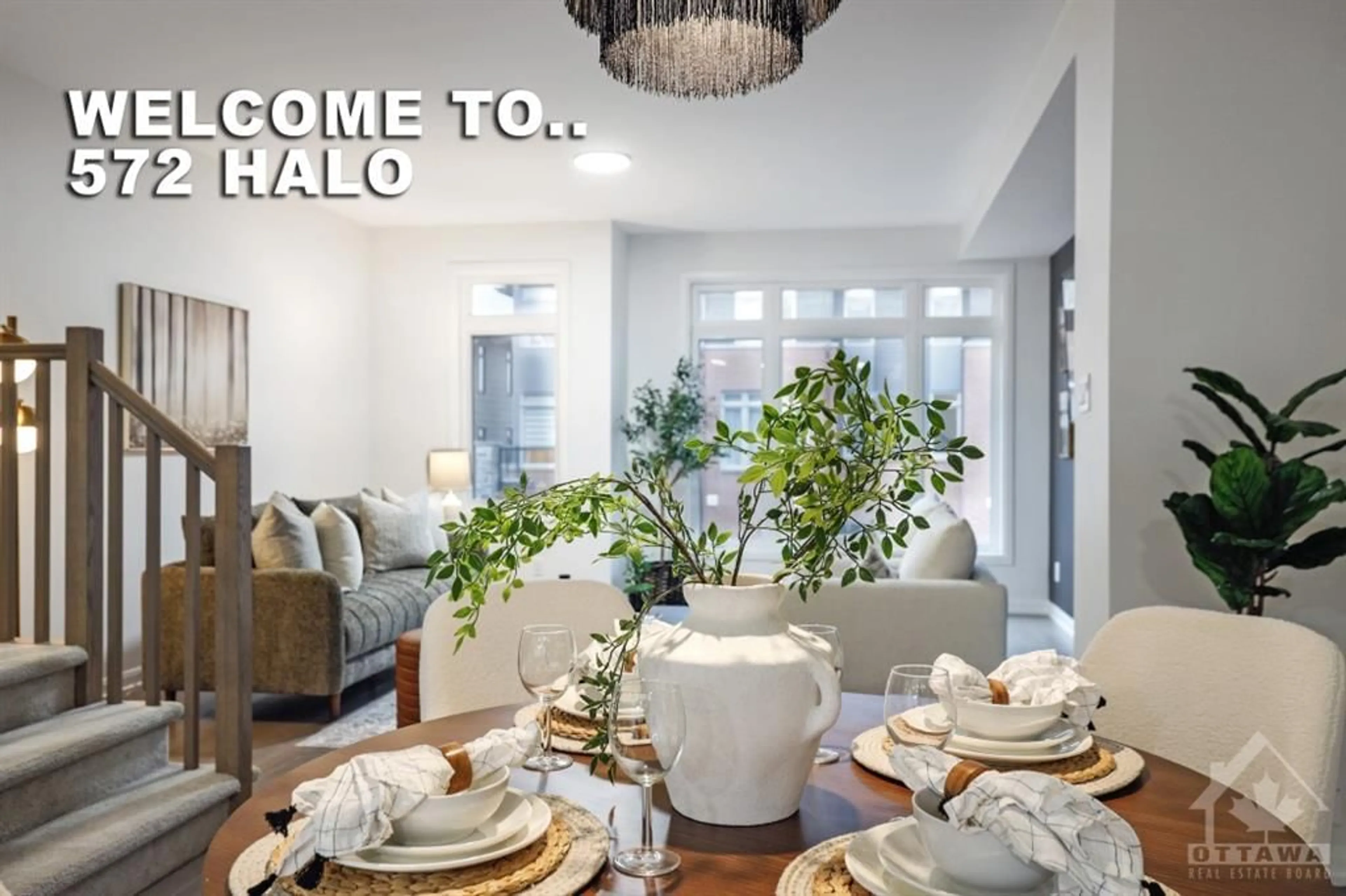 Dining room, wood floors, cottage for 572 HALO Pvt, Ottawa Ontario K1C 0C7