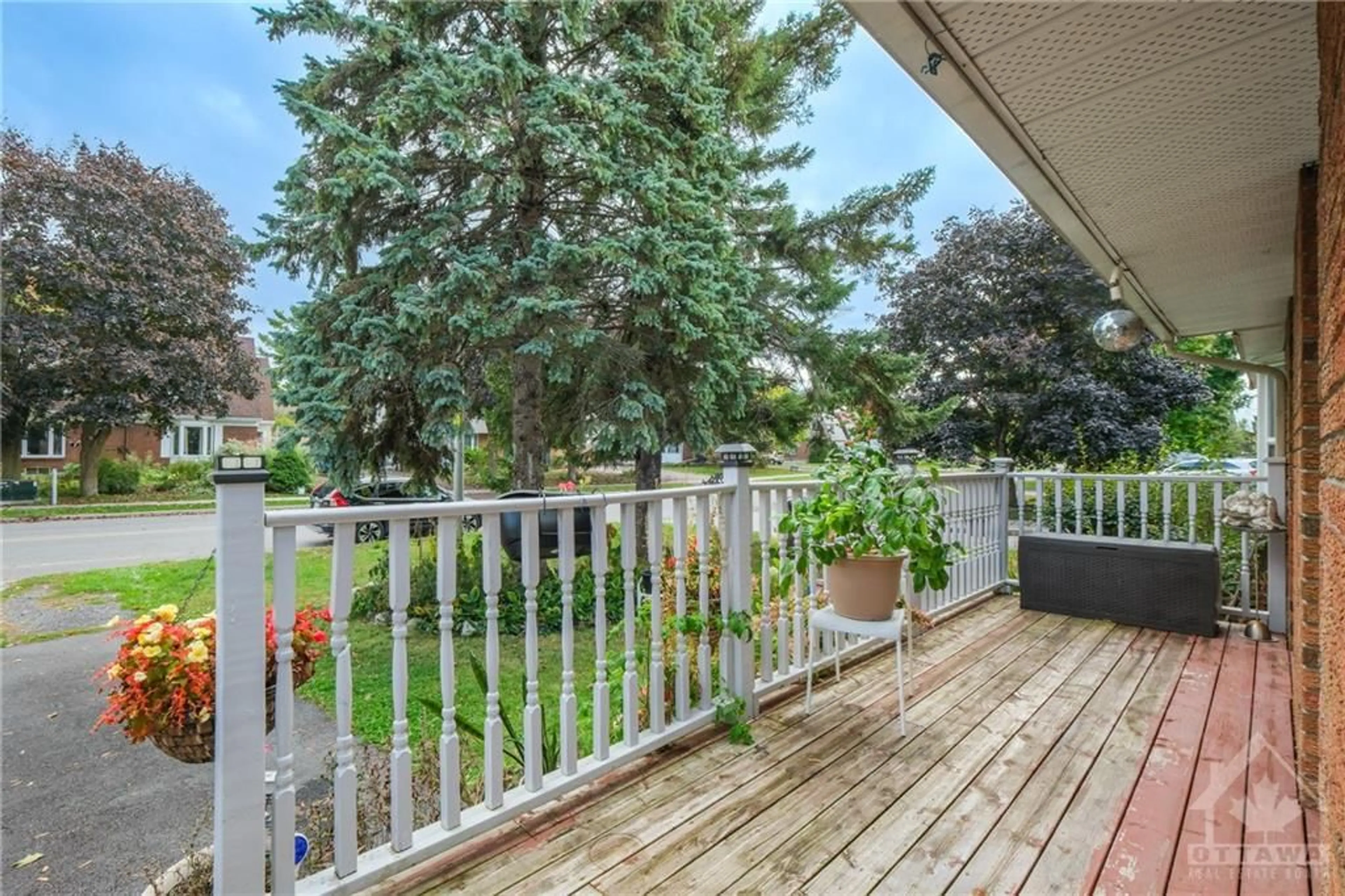 Patio, the fenced backyard for 17 WINCHESTER Dr, Ottawa Ontario K2L 2C8