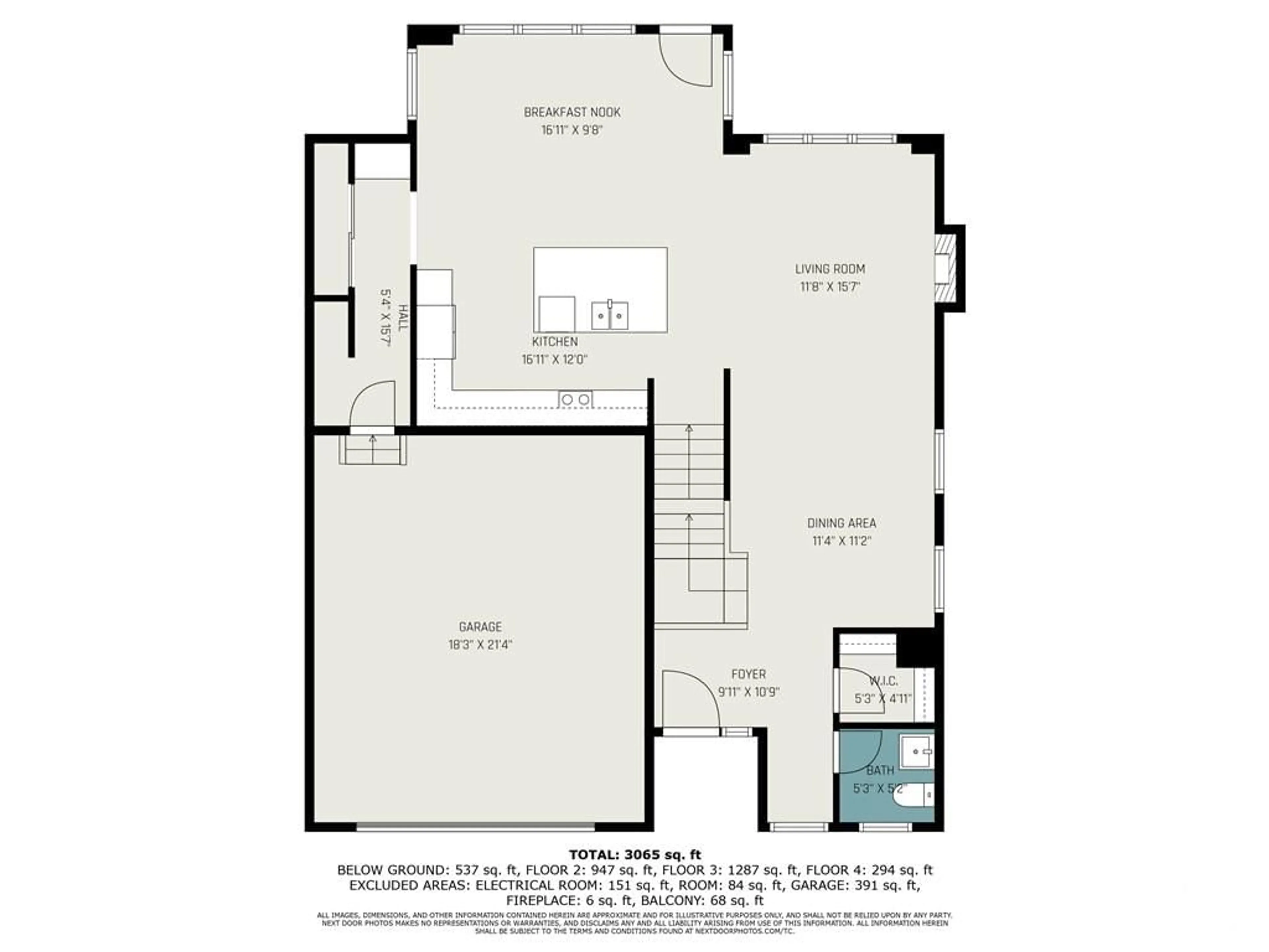 Floor plan for 233 CONSERVANCY Dr, Ottawa Ontario K2J 7M5