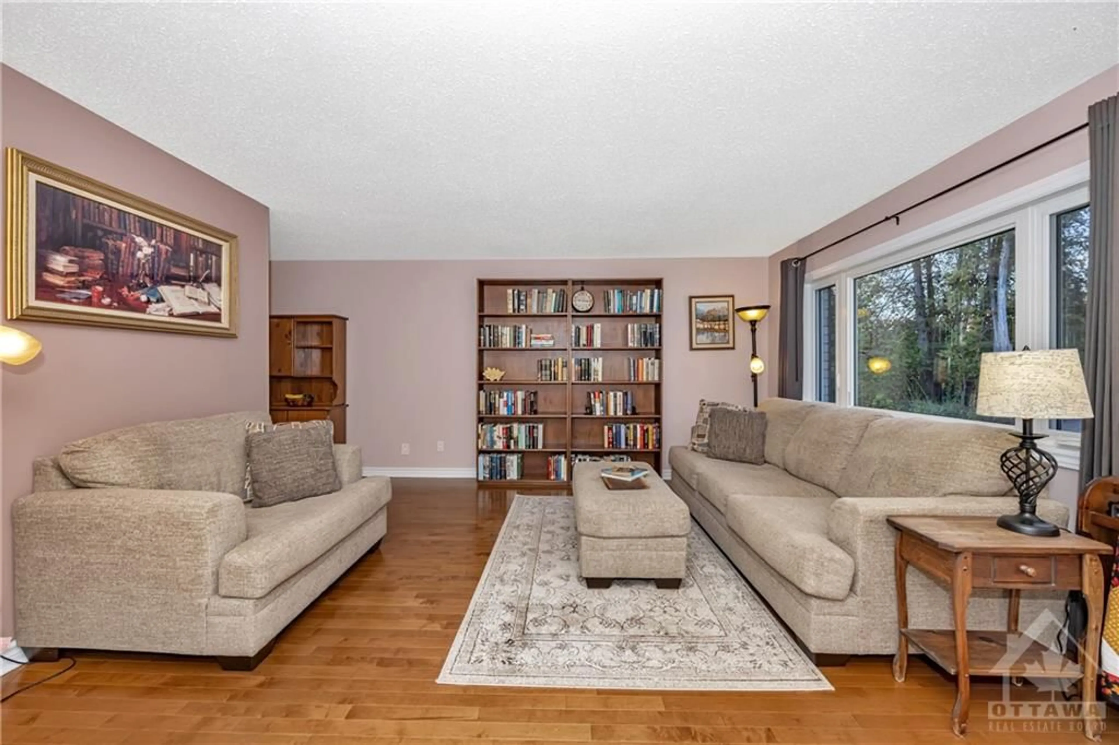 Living room, wood floors for 506 DAVID MANCHESTER Rd, Carp Ontario K0A 1L0