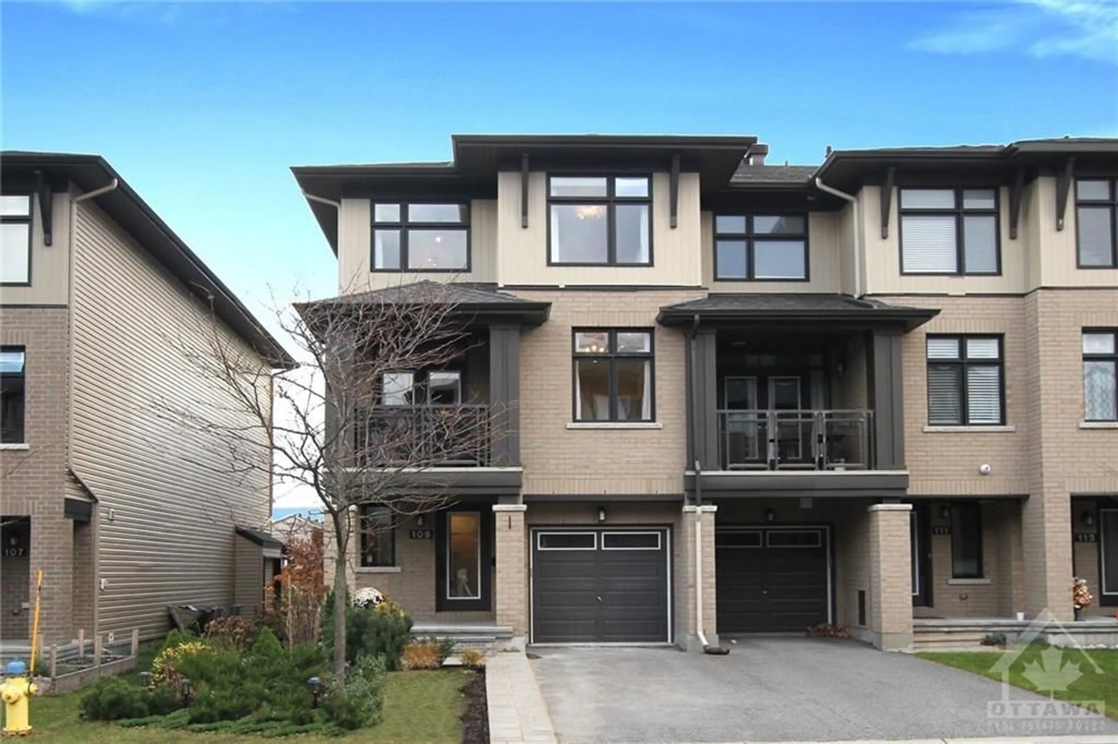 A pic from exterior of the house or condo, the street view for 109 WILD SENNA Way, Ottawa Ontario K2J 5Z7