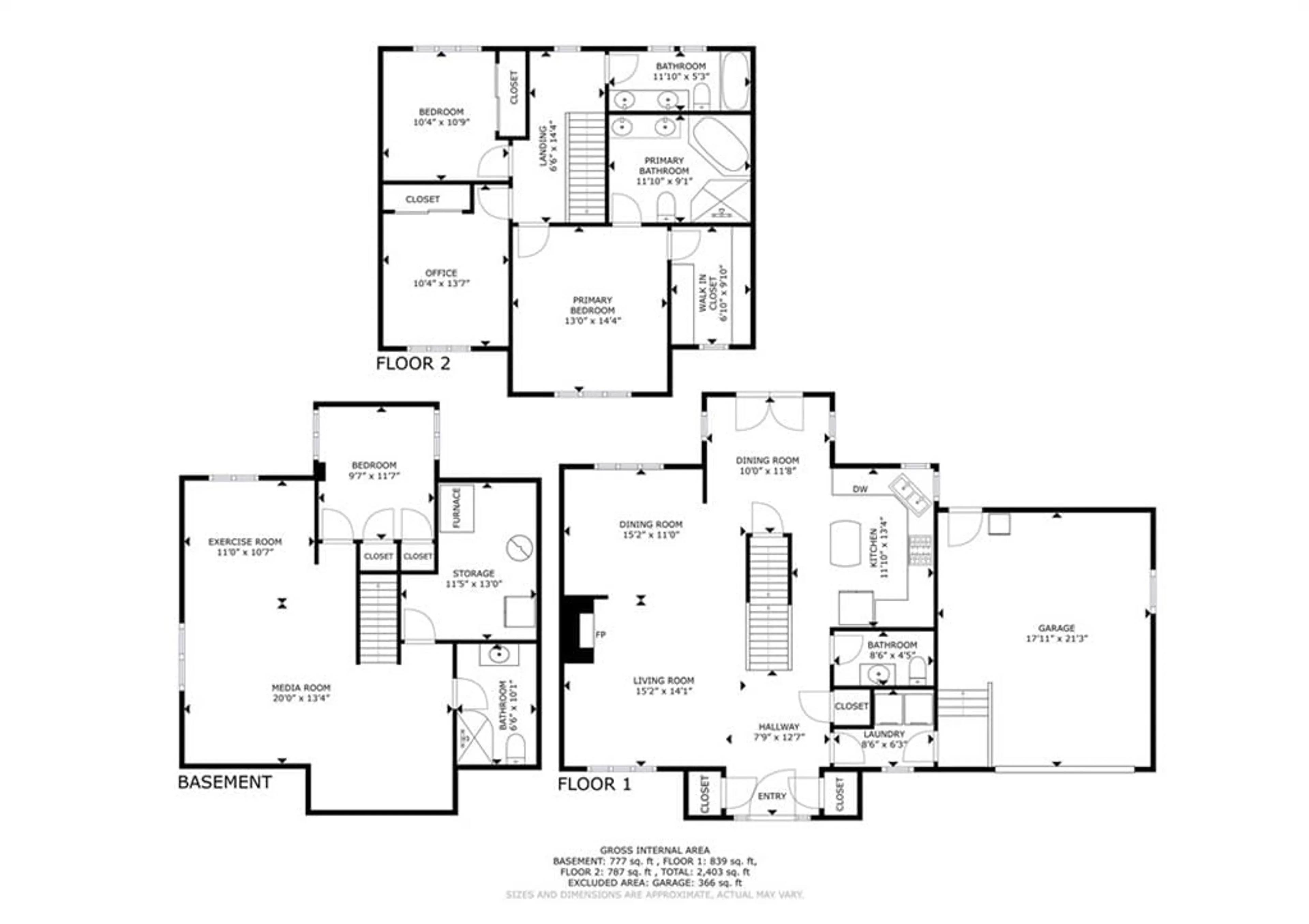 Floor plan for 46 JACQUOT St, L'Orignal Ontario K0B 1K0