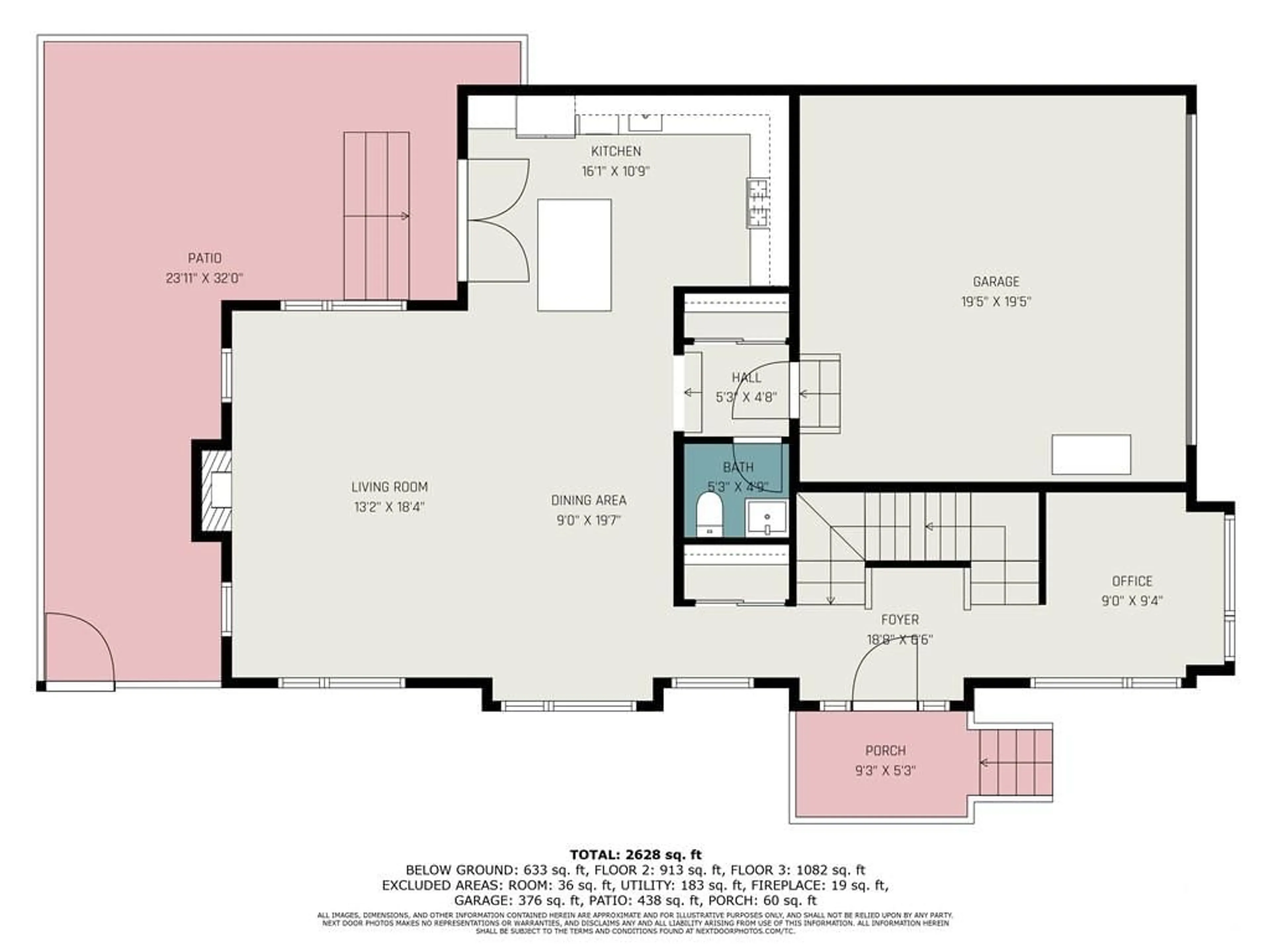 Floor plan for 2080 ELEVATION Rd, Ottawa Ontario K2J 6X5