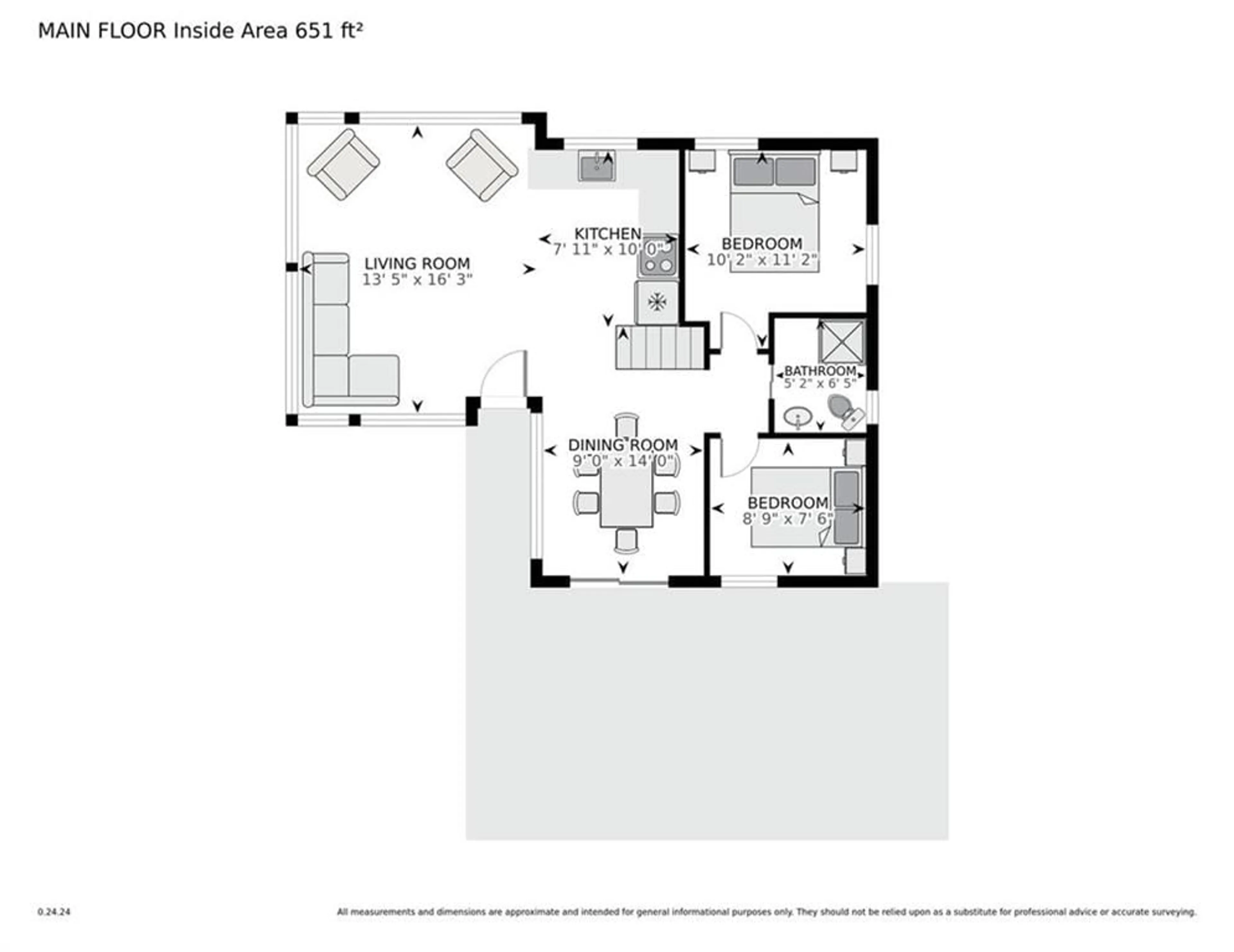 Floor plan for 971 FOSTER BAY Lane, Athens Ontario K0E 1B0