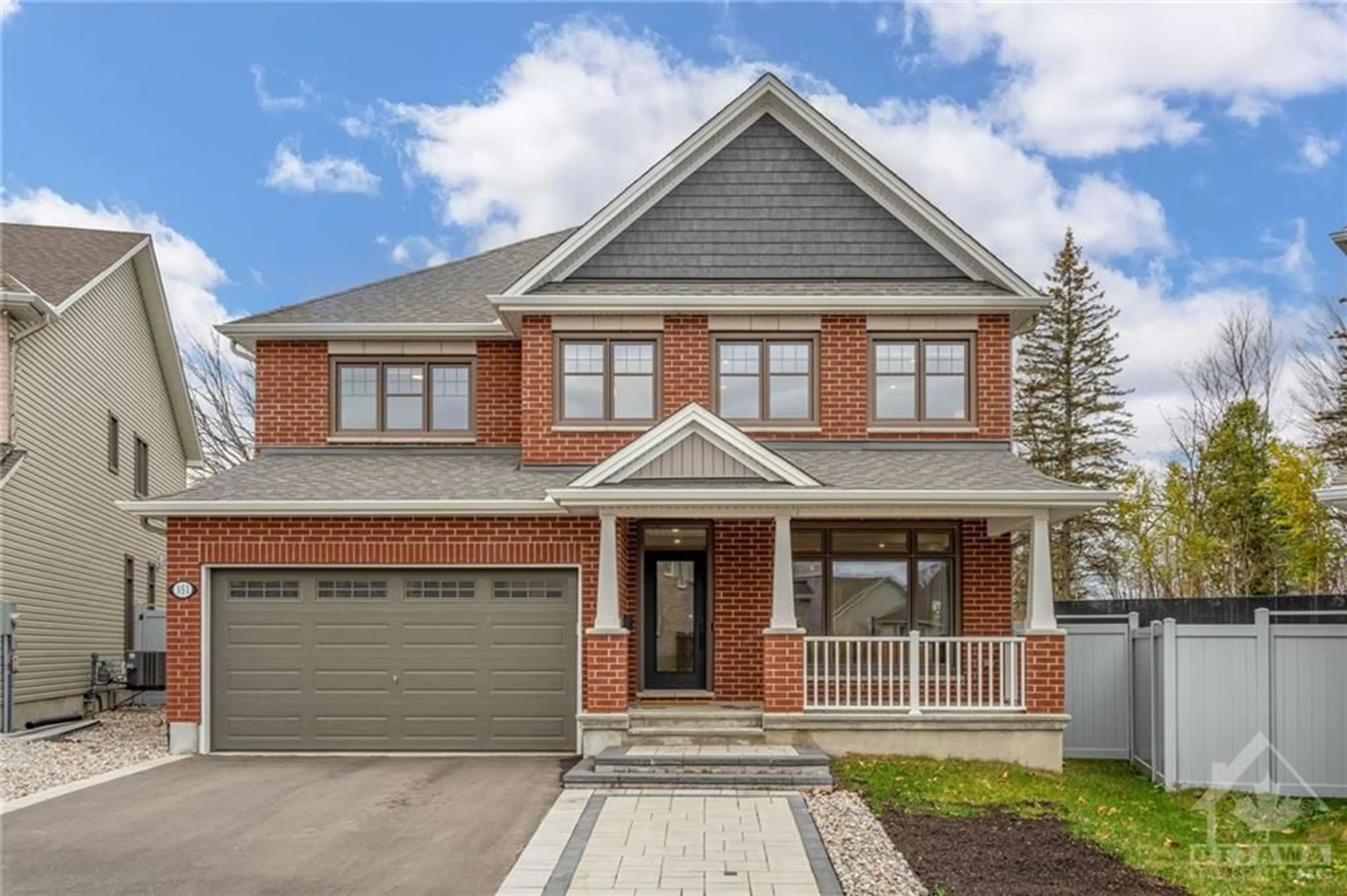 Home with brick exterior material for 351 KANASHTAGE Terr, Orleans Ontario K4A 5J8