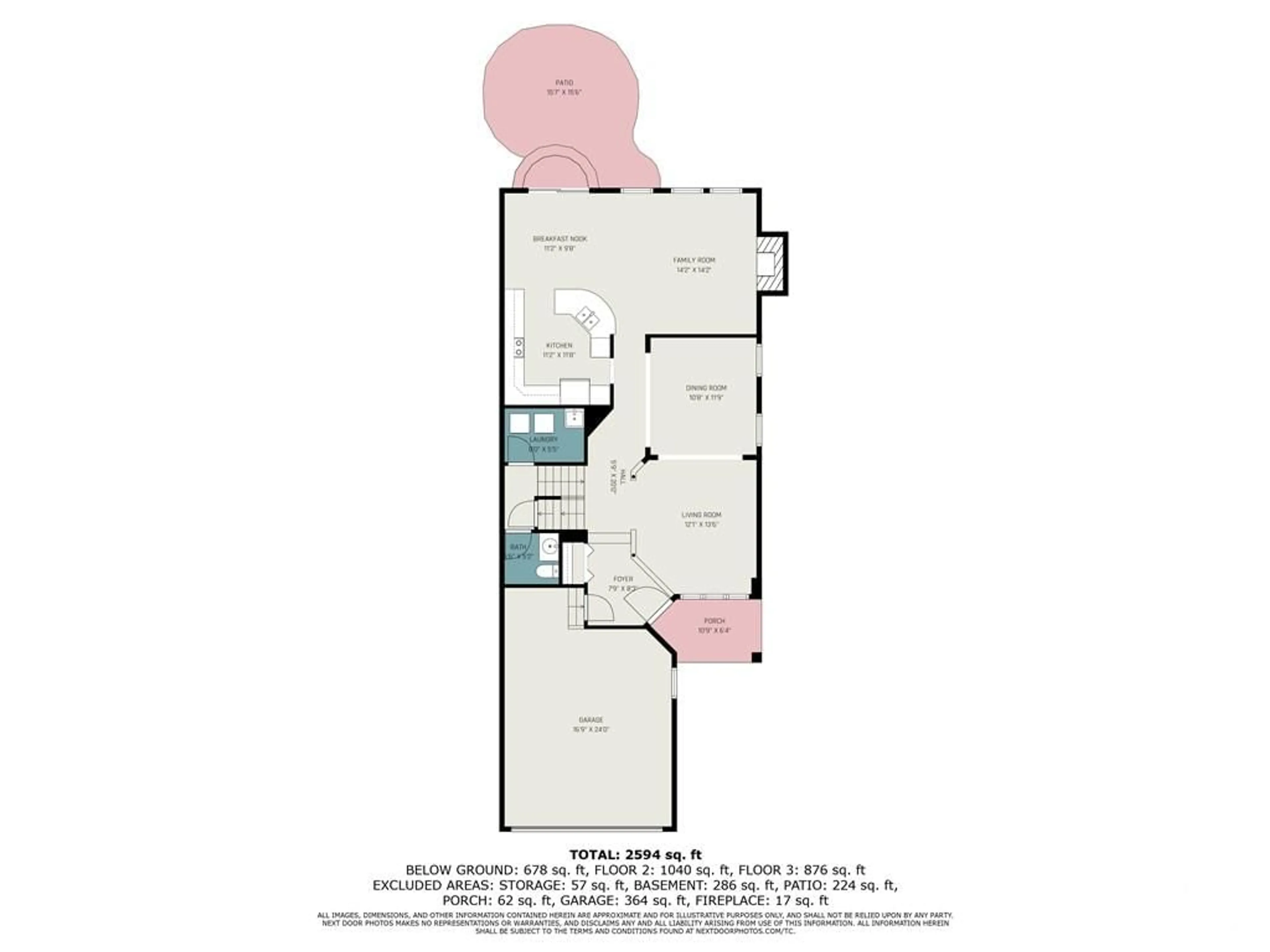 Floor plan for 2 INSMILL Cres, Kanata Ontario K2T 1G5