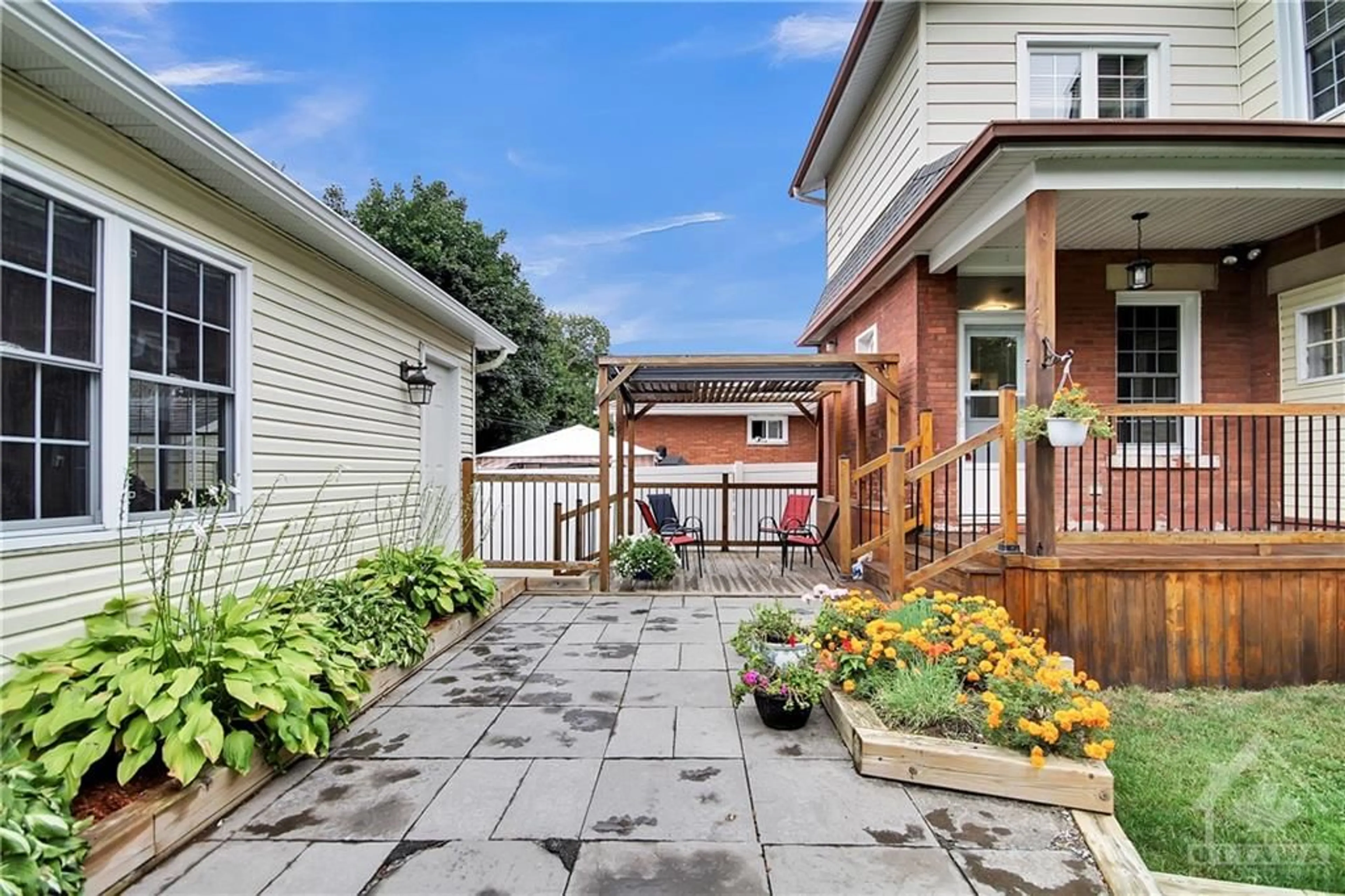 Patio, the fenced backyard for 444 RICHARDSON Ave, Ottawa Ontario K2B 5G8