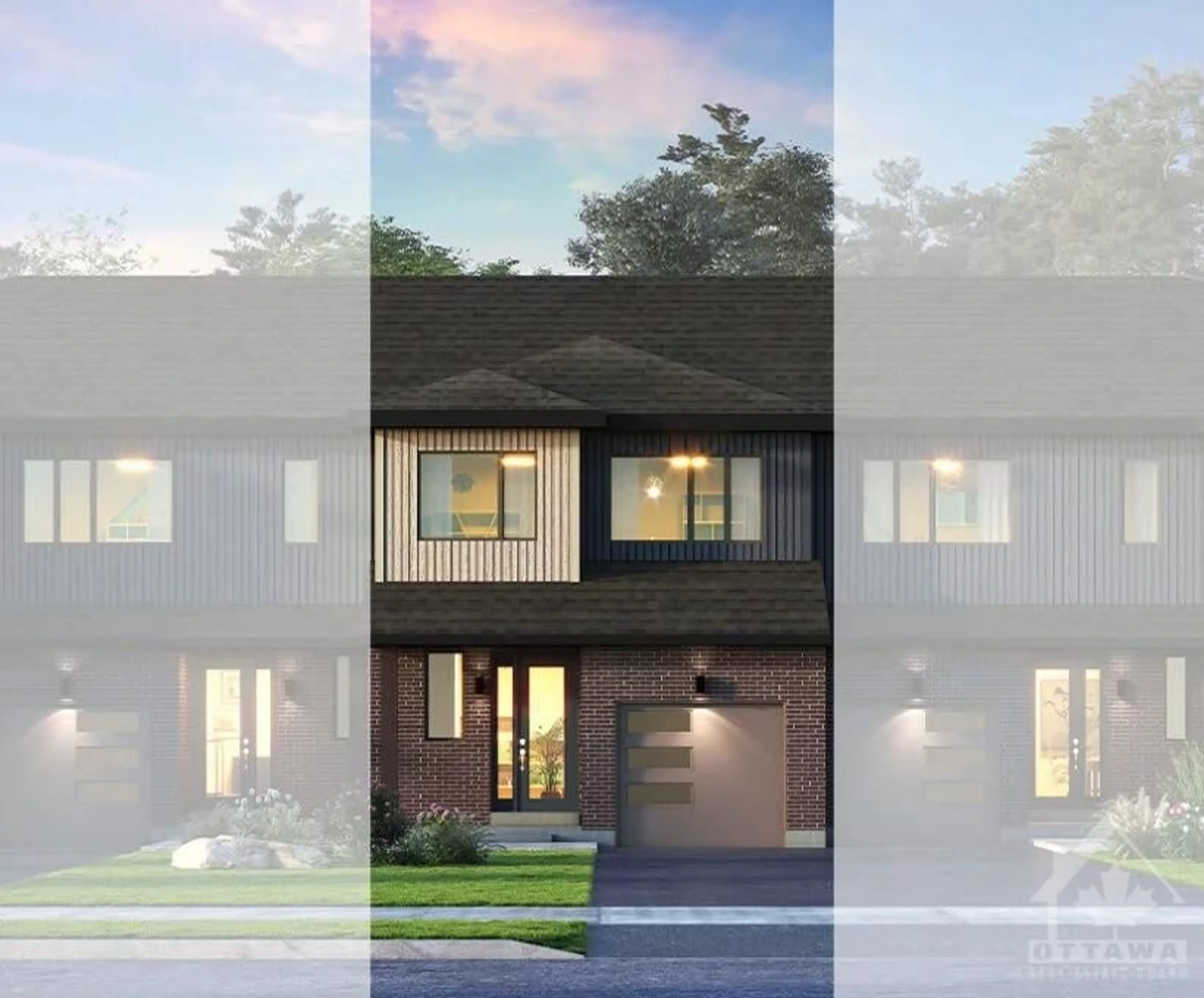 Frontside or backside of a home, the street view for 1040 VENTUS Way, Orleans Ontario K1W 0T1