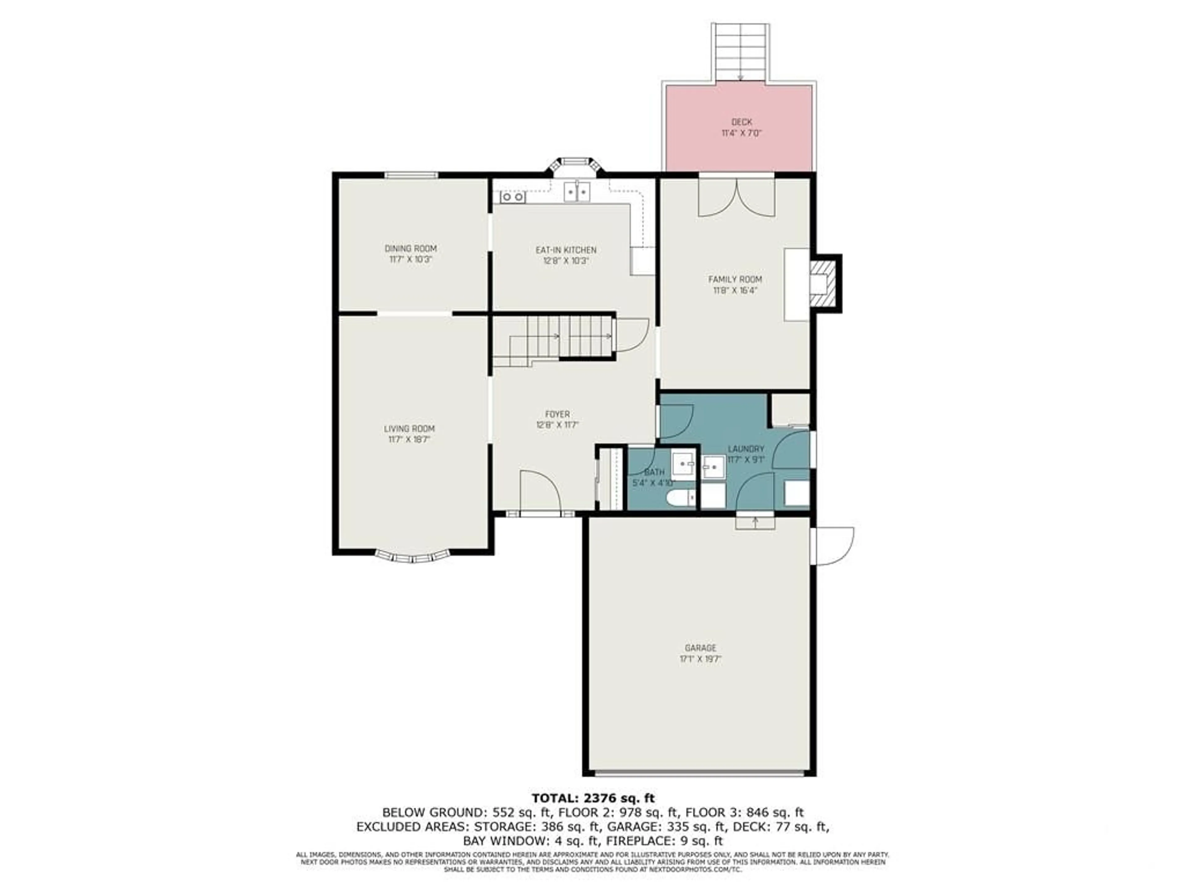 Floor plan for 1699 FIELDSTONE Cres, Ottawa Ontario K1C 1R6