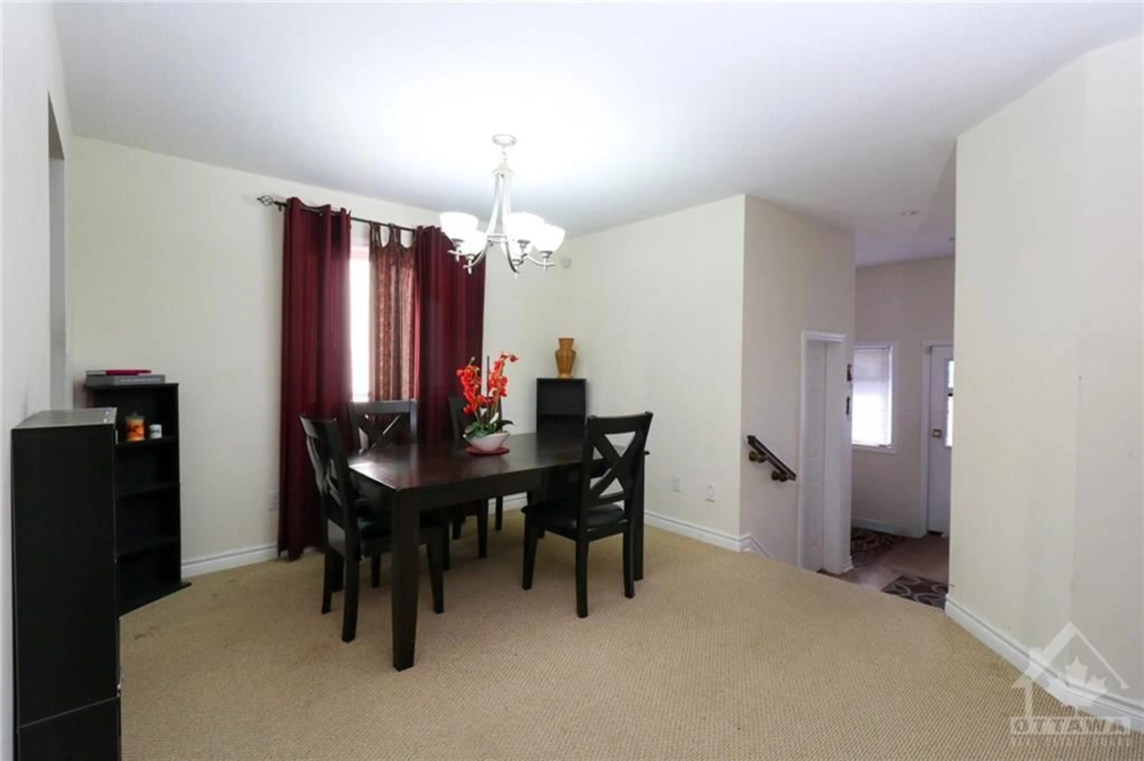 Dining room, wood floors, cottage for 712 PAUL METIVIER Dr, Ottawa Ontario K2J 2T4