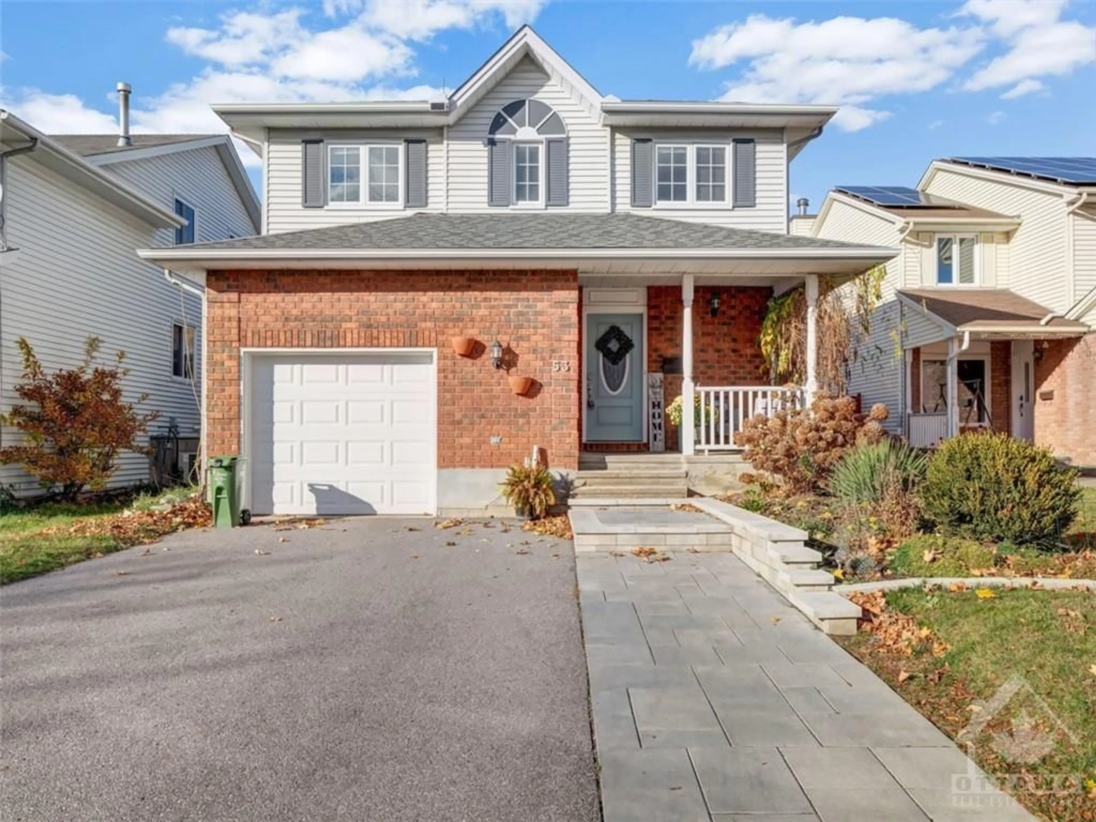 Home with brick exterior material for 53 SADDLEHORN Cres, Kanata Ontario K2M 2A9