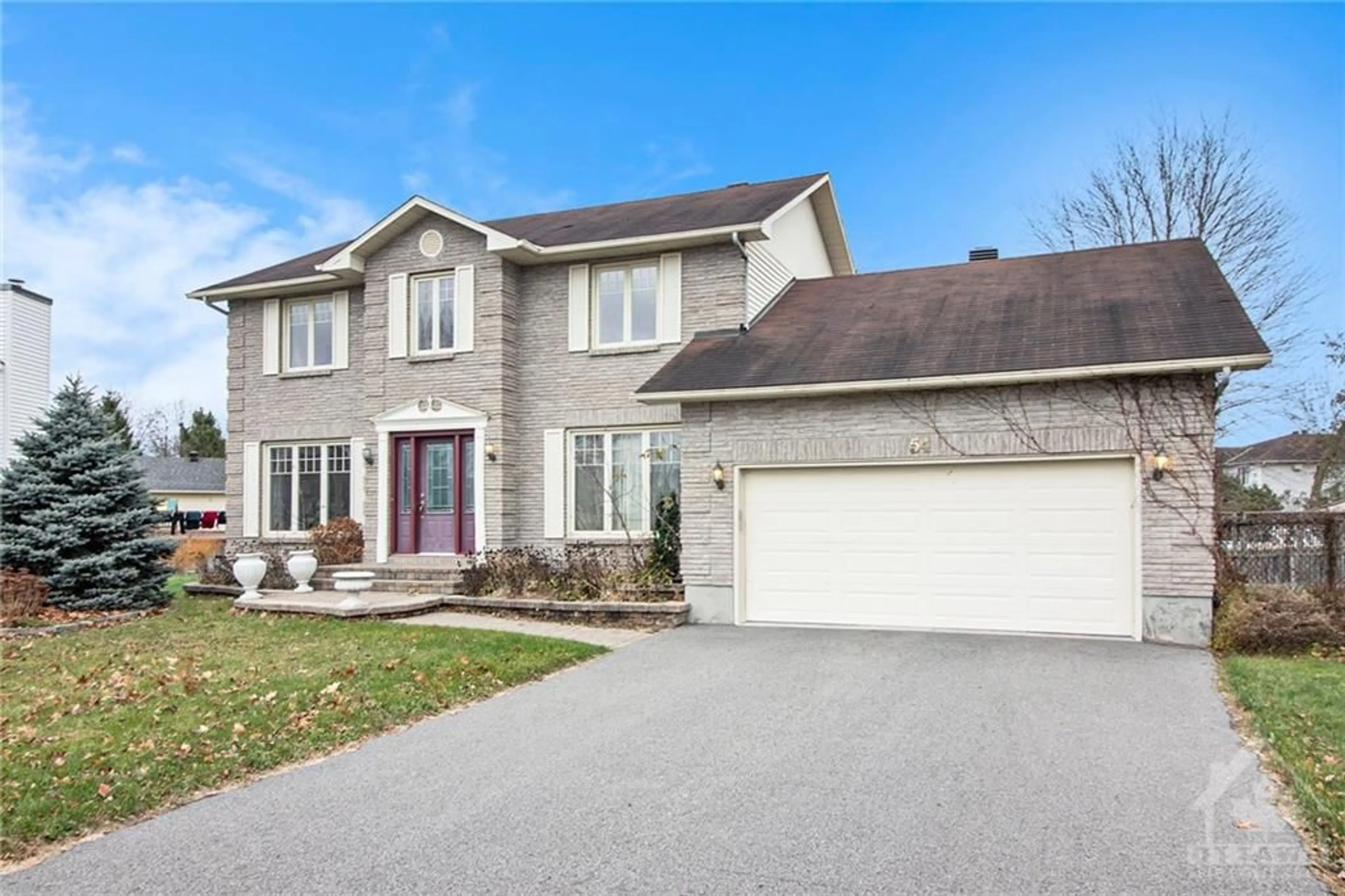 Frontside or backside of a home, the street view for 54 LAPOINTE Blvd, Embrun Ontario K0A 1W0