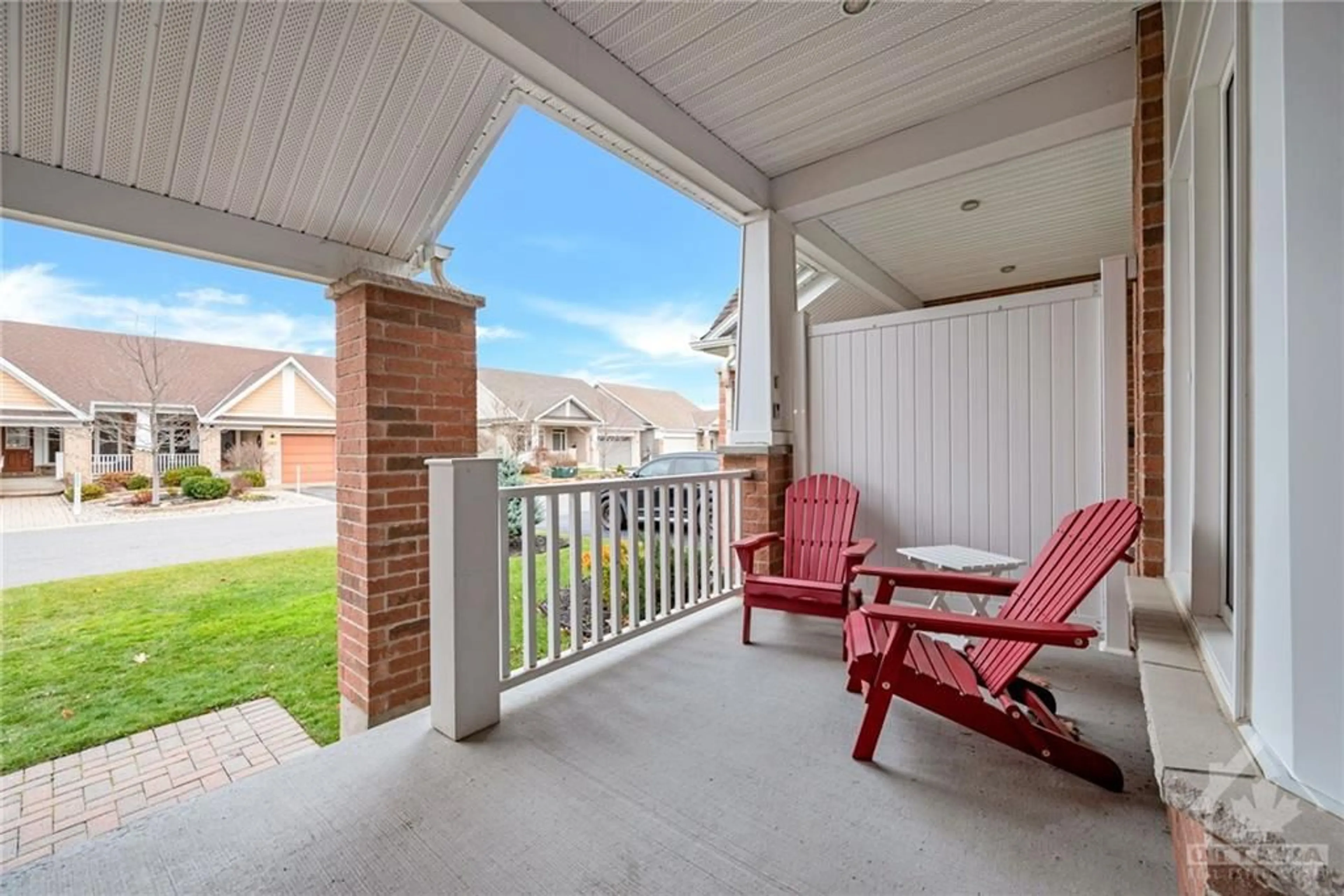 Patio, the fenced backyard for 259 BULRUSH Cres, Ottawa Ontario K1T 0E5