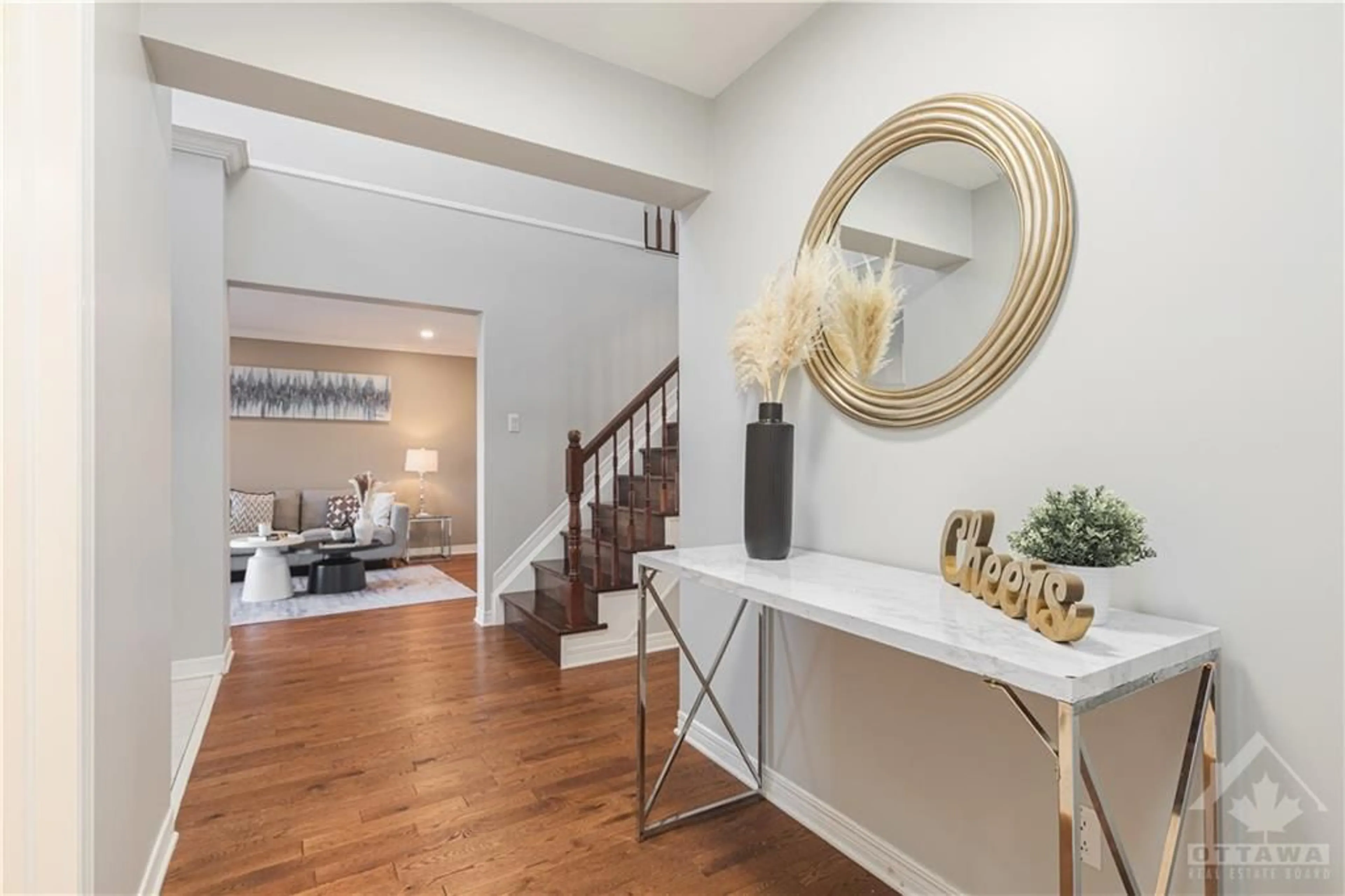 Indoor entryway, wood floors for 60 RIDEAUCREST Dr, Ottawa Ontario K2G 6A3