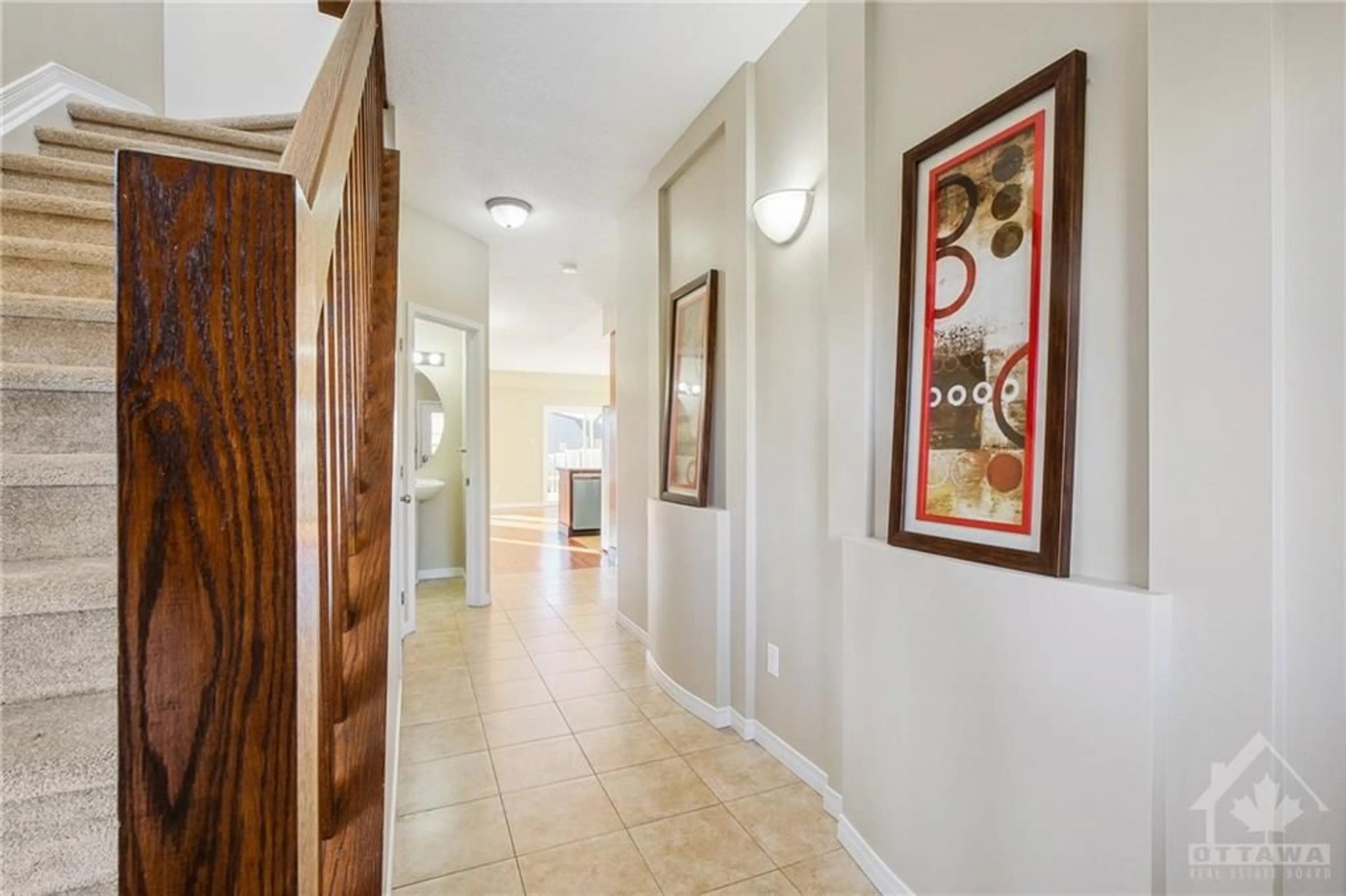 Indoor foyer, wood floors for 2232 NANTES St, Orleans Ontario K4A 4E5