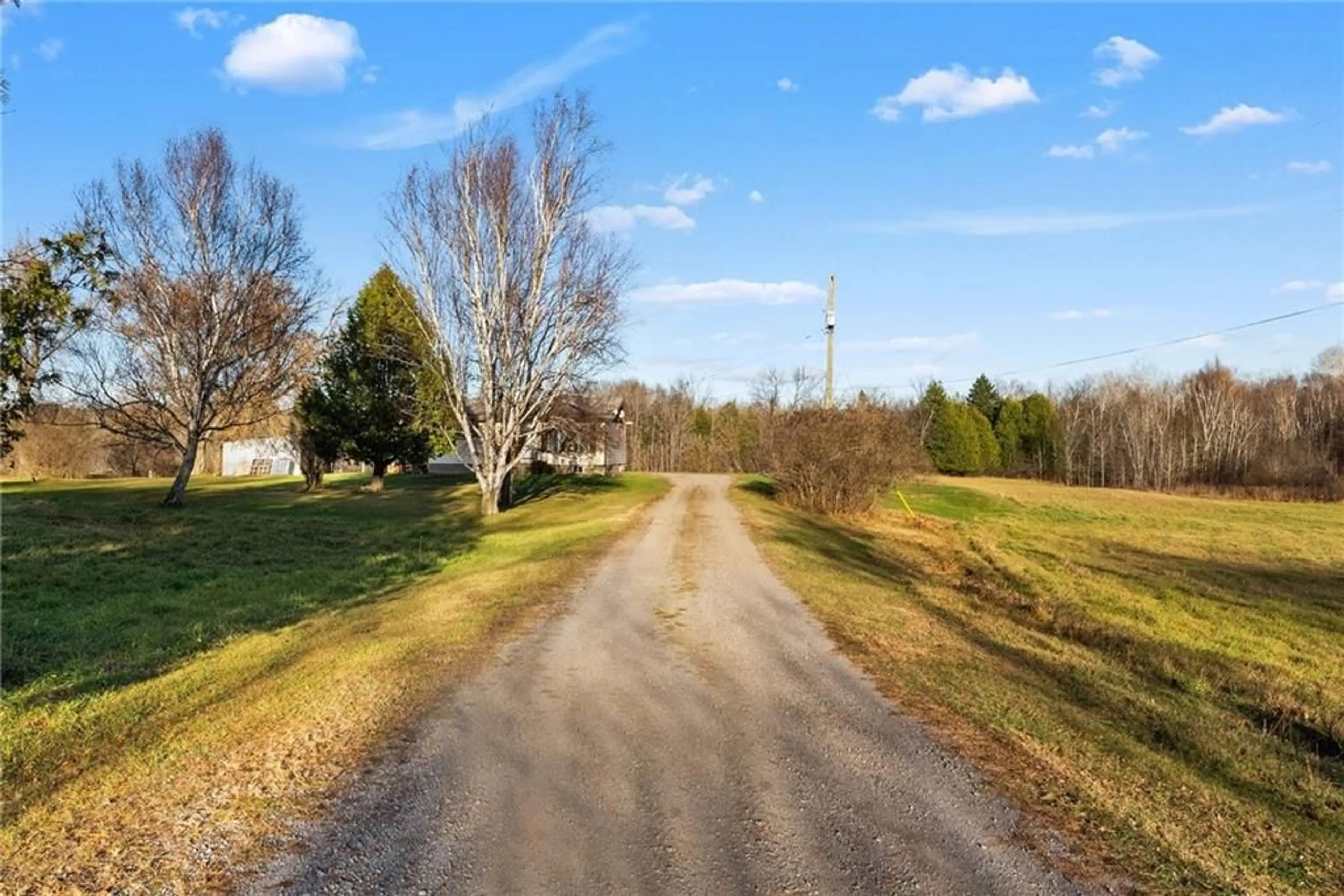 A pic from exterior of the house or condo, the fenced backyard for 276 FLAT Rd, Dacre Ontario K0J 1N0