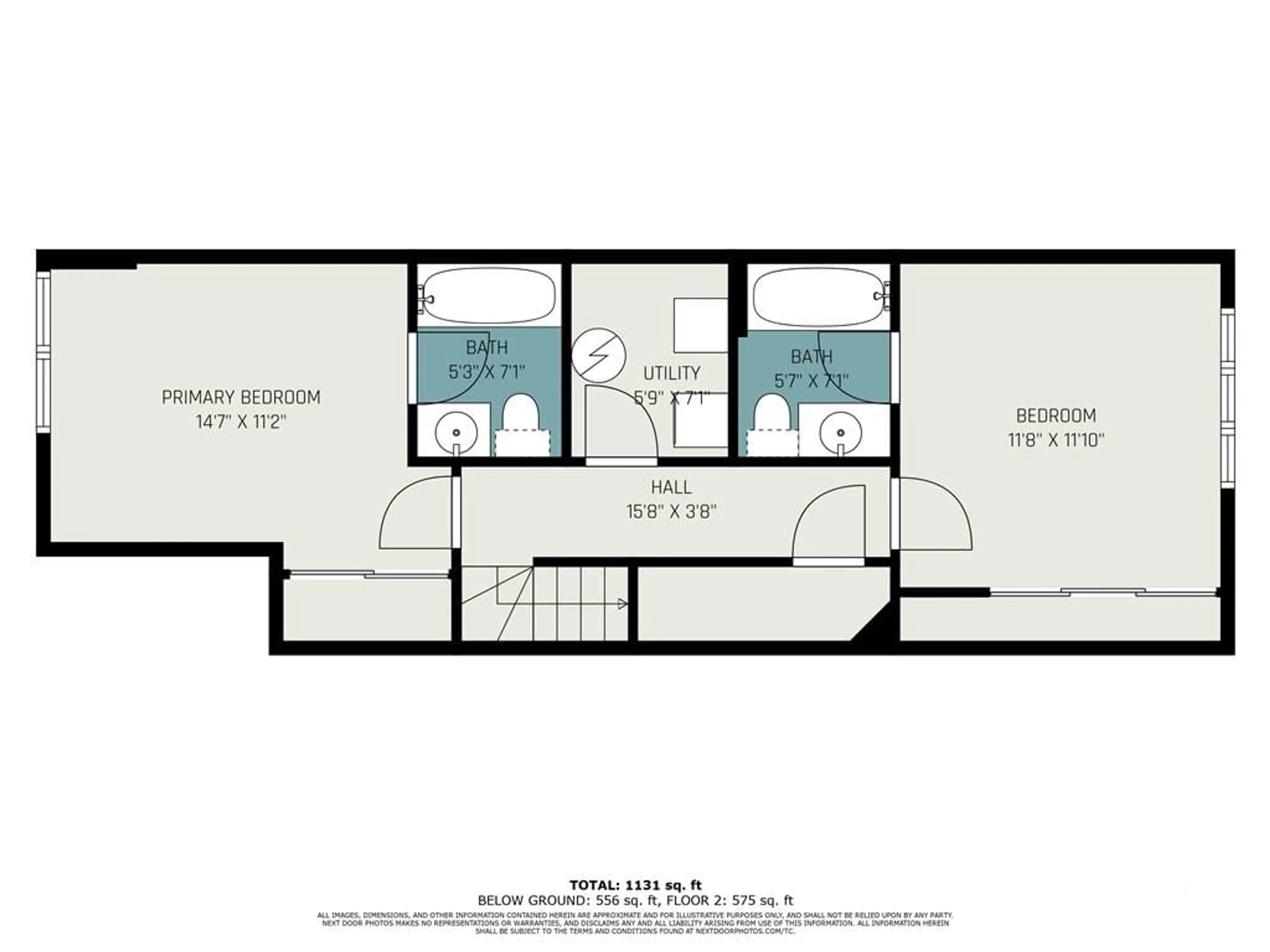 Floor plan for 465 CHAPMAN MILLS Dr #A, Ottawa Ontario K2J 5P4