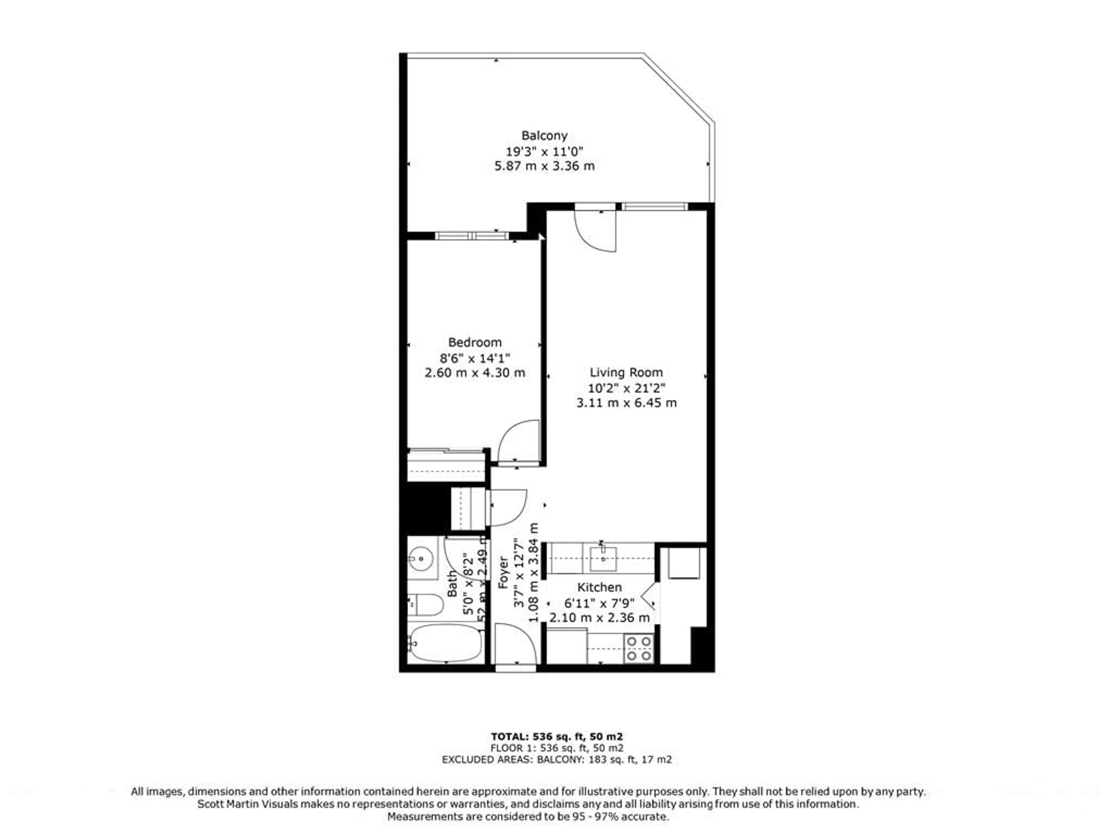 Floor plan for 202 HINCHEY Ave #106, Ottawa Ontario K1Y 1L7