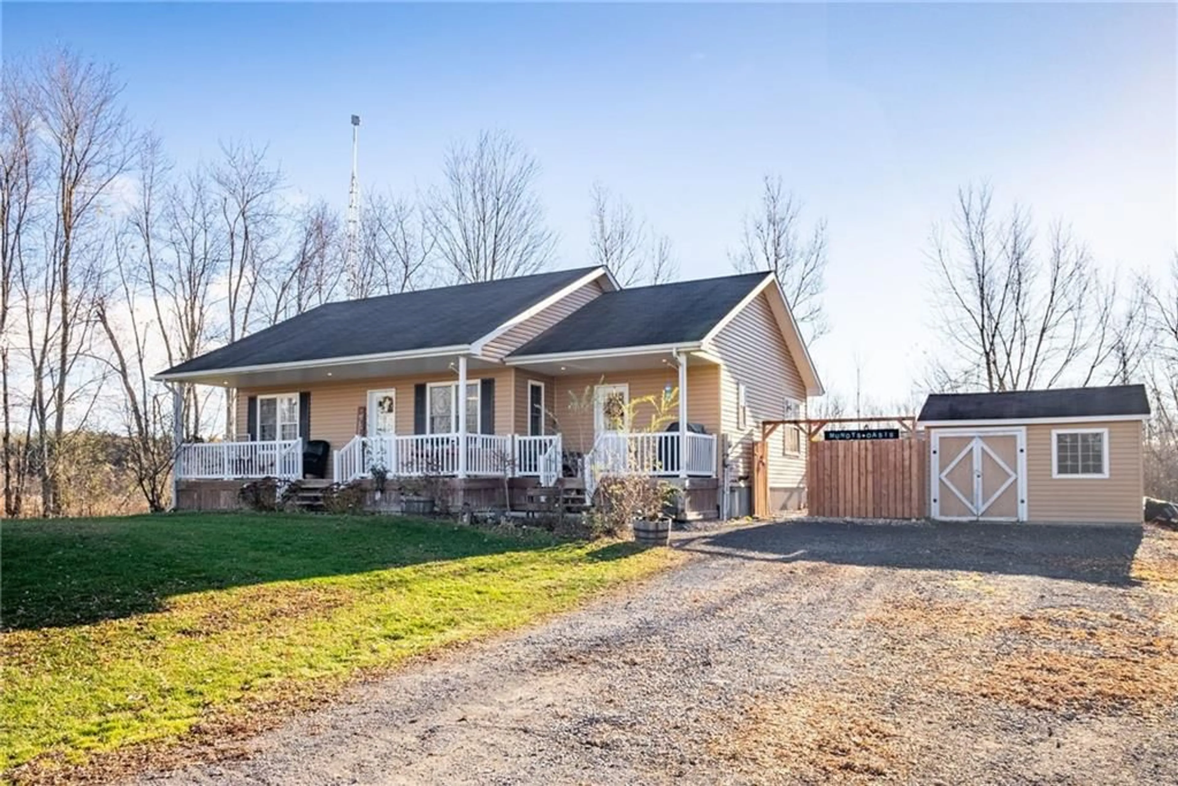 Frontside or backside of a home, cottage for 16214 NORTHFIELD Rd, Lunenburg Ontario K0C 1R0