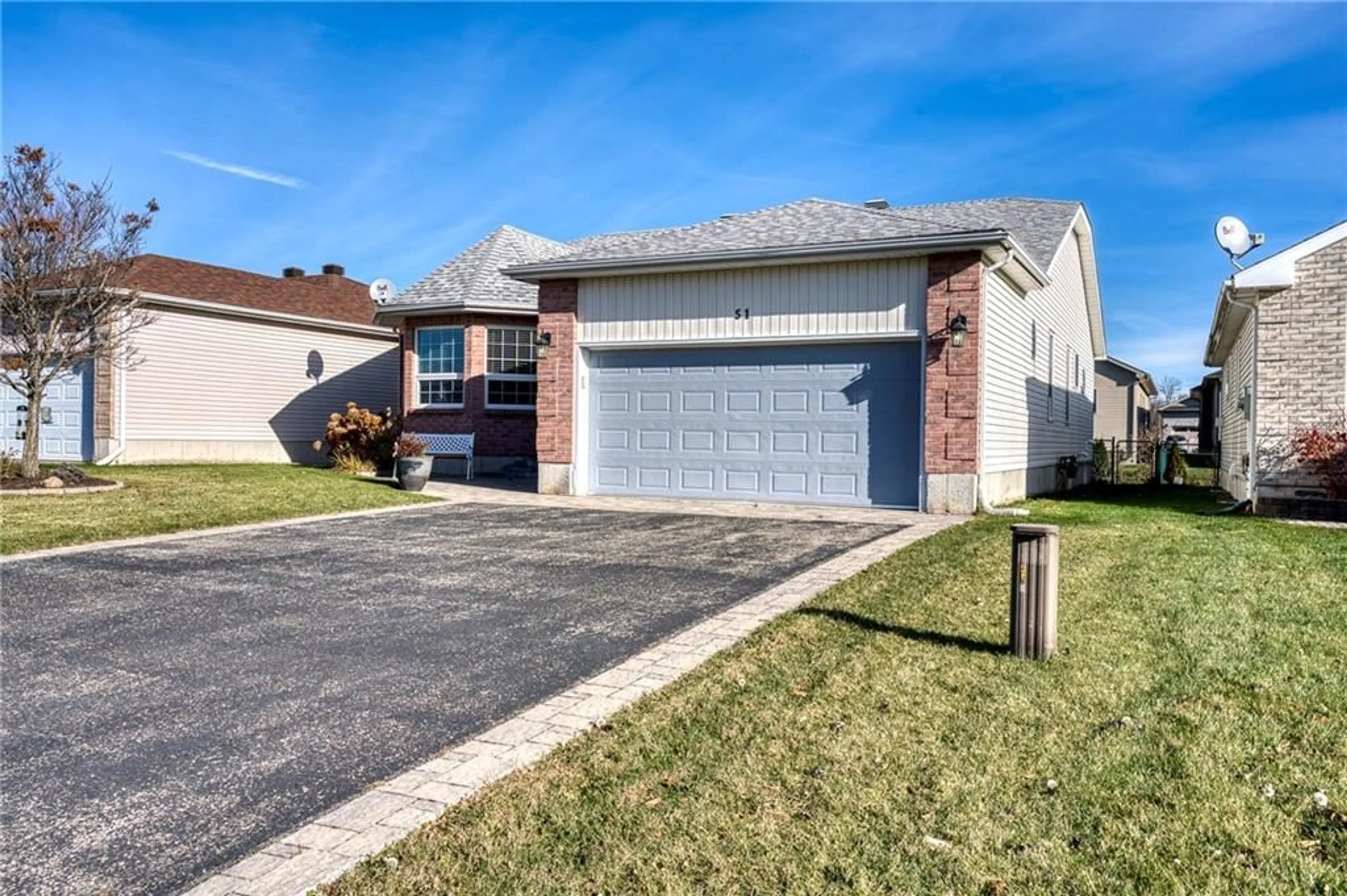 Frontside or backside of a home, the street view for 51 DECARIA Blvd, Perth Ontario K7H 3R3