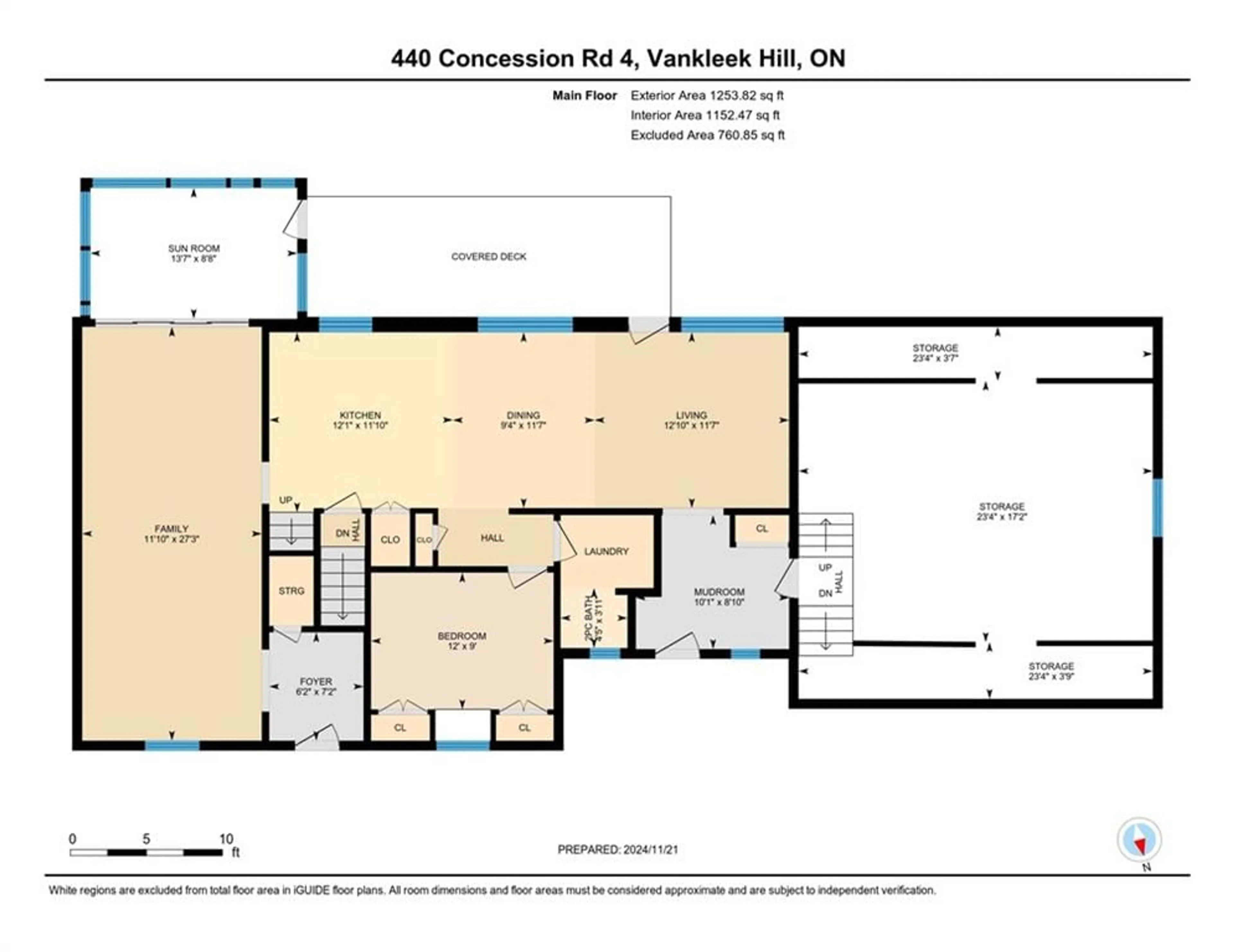 Floor plan for 440 CONCESSION 4 Rd, Vankleek Hill Ontario K0B 1R0