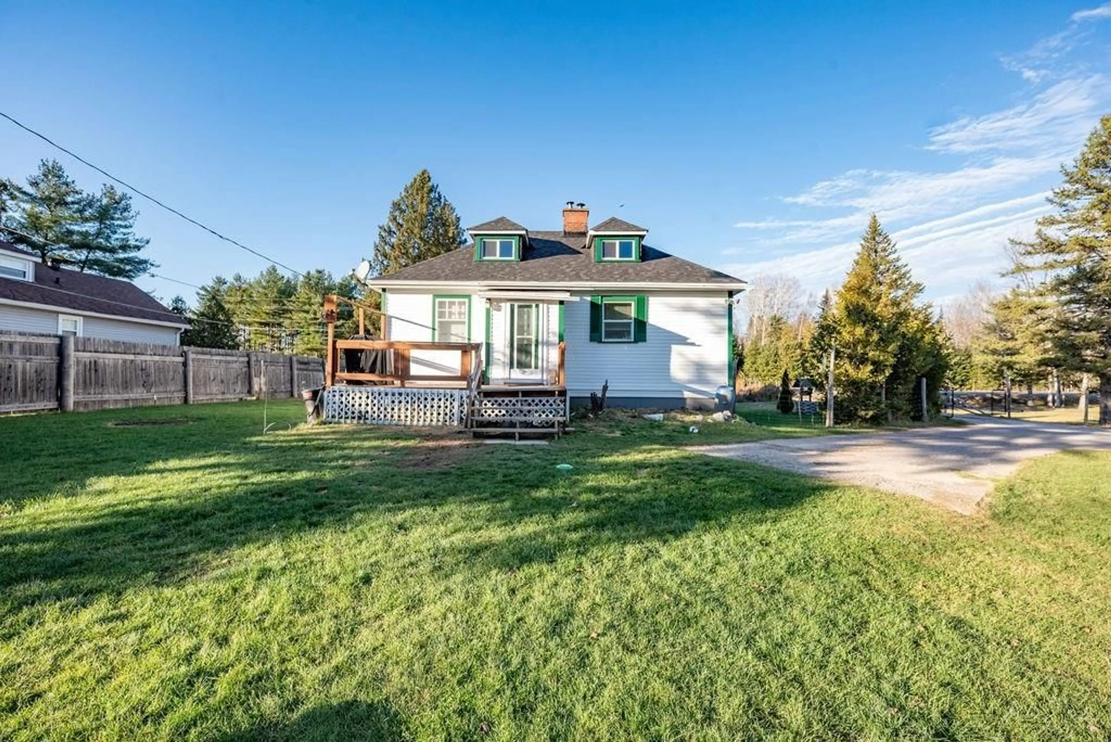 Frontside or backside of a home, the fenced backyard for 14633 HIGHWAY 60 Hwy, Killaloe Ontario K0J 2A0