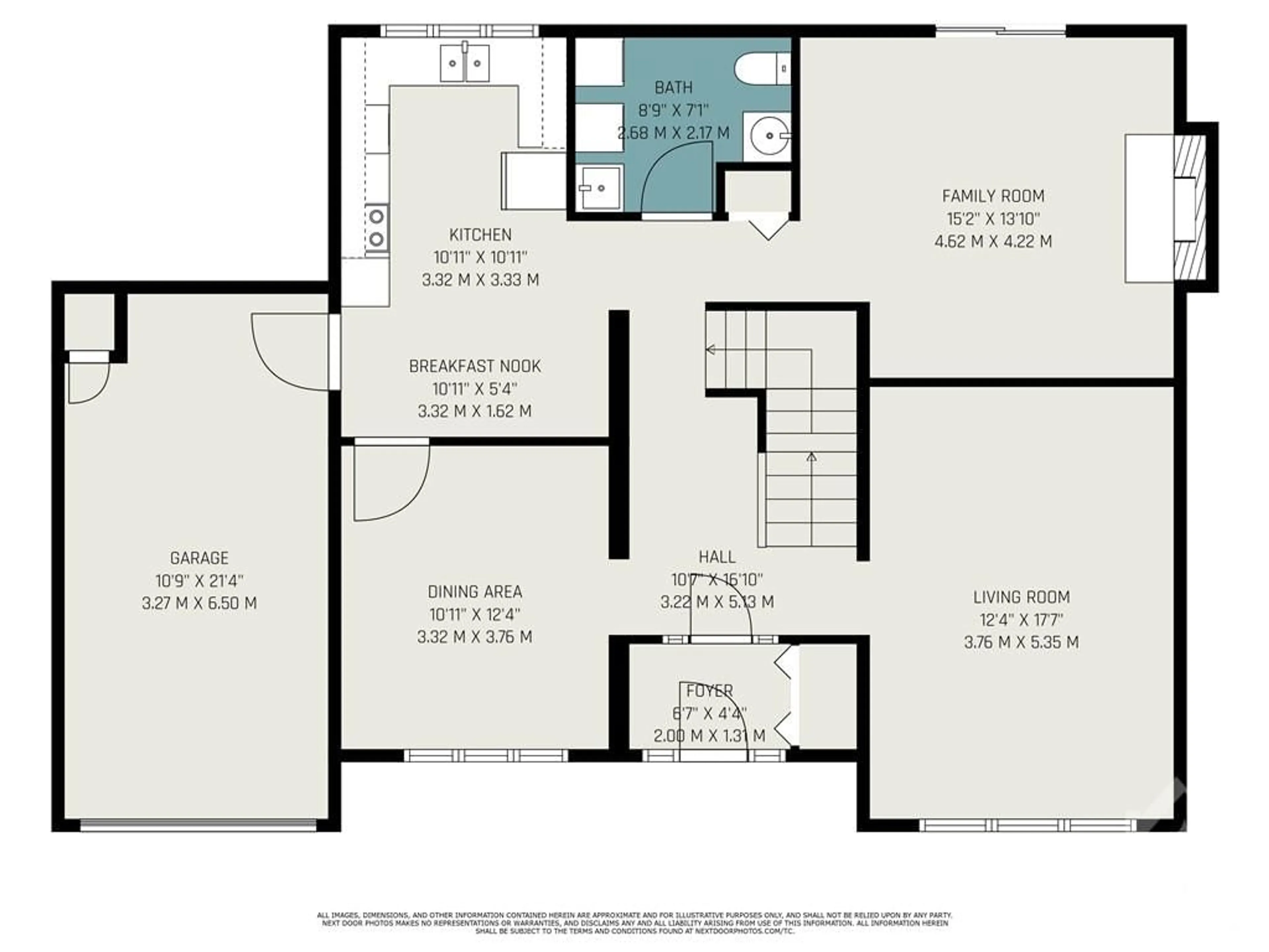 Floor plan for 2192 EMARD Cres, Ottawa Ontario K1J 6K6