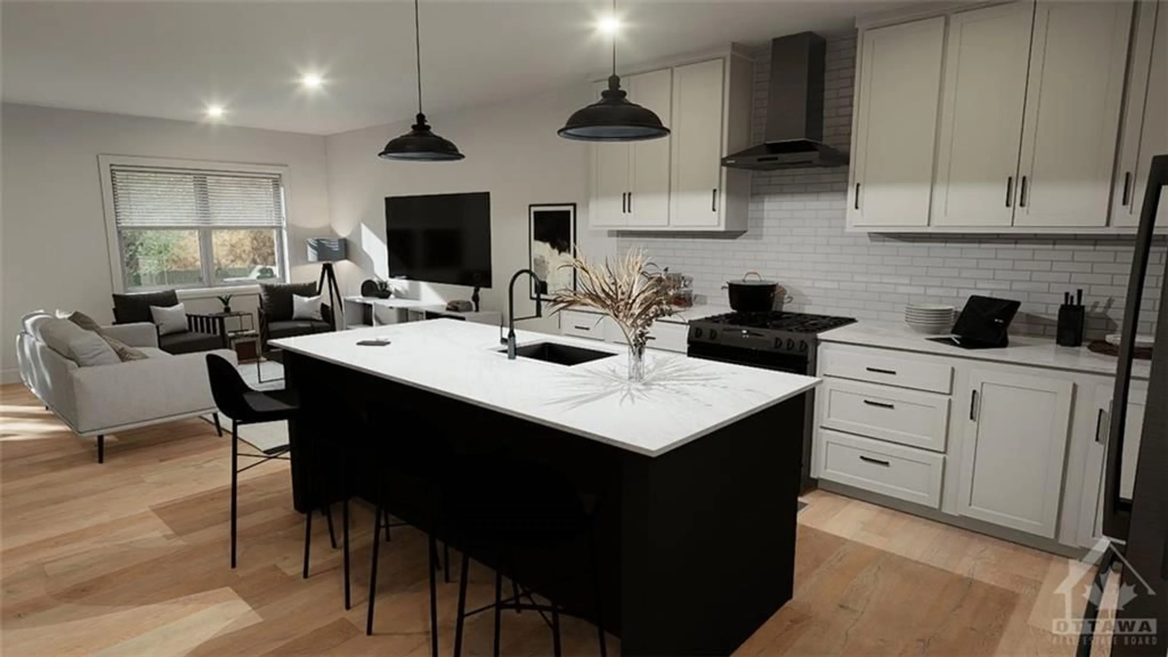 Open concept kitchen for 706 TAILSLIDE Pvt, Carp Ontario K0A 1L0